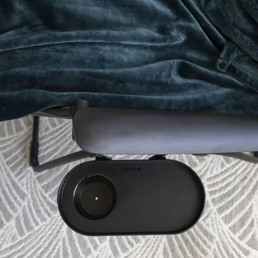 Lafuma Mobilier Fotel relaksacyjny uchwyt na kubek, czarny, Talla única