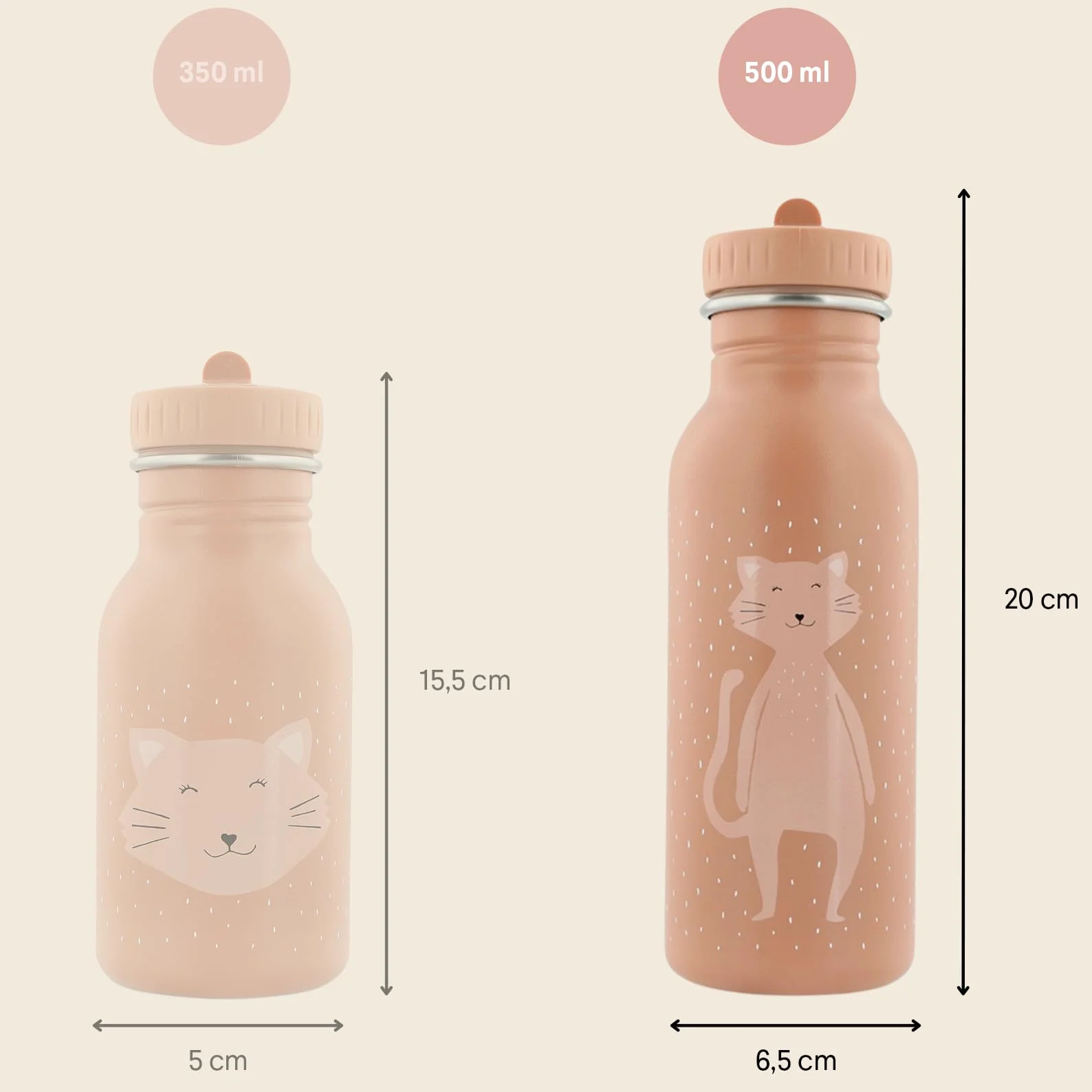Trixie Drinkfles Mrs. Cat 500ml