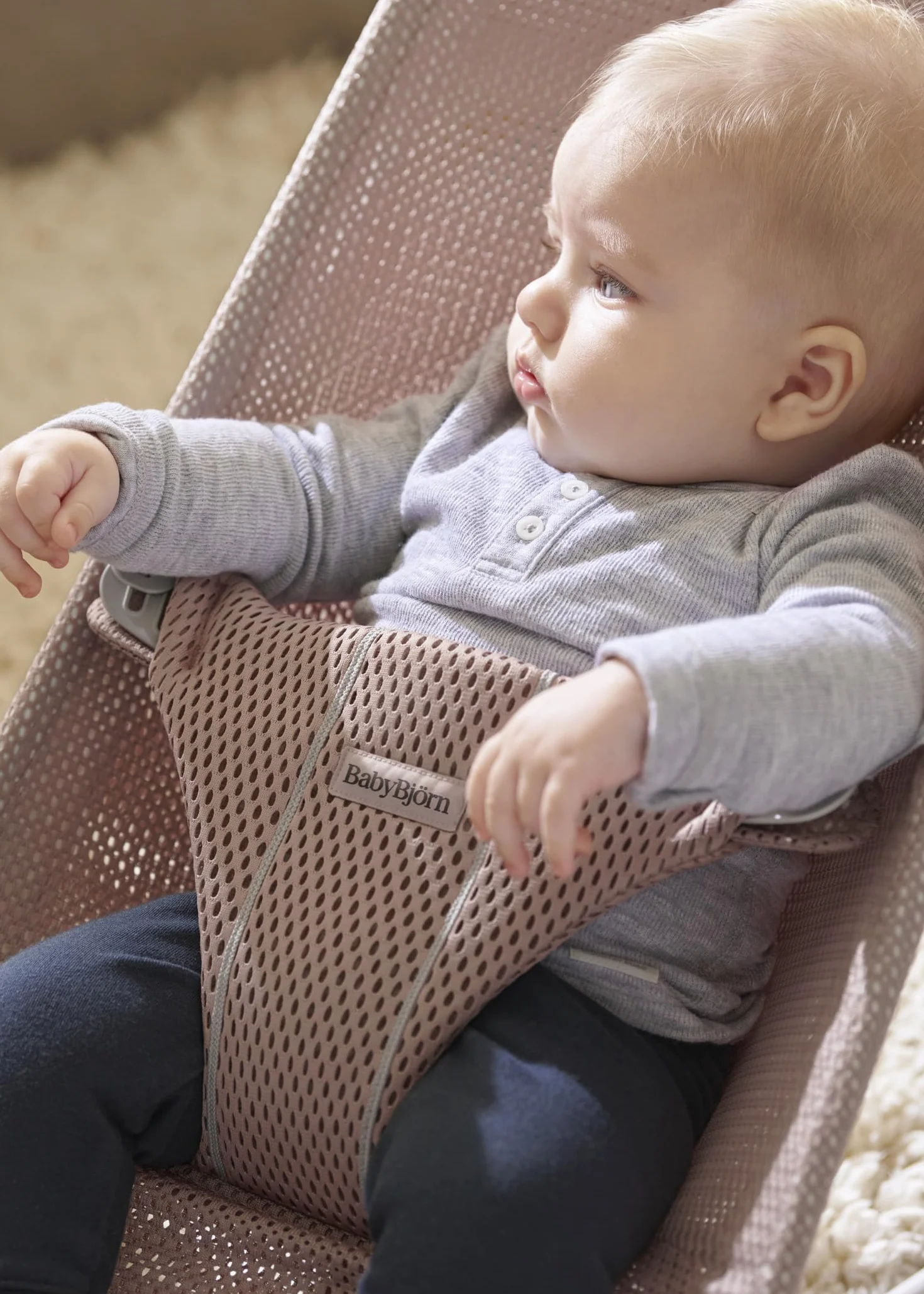 Babybjörn 6108 Bujak, Różowy, ‎92,5 x 11 x 40 cm; 3,16 kg, Do 13 kg