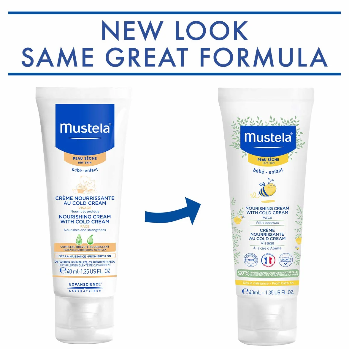 Mustela Baby Dry Skin Nutriting Cream Cold Cream 40 ml
