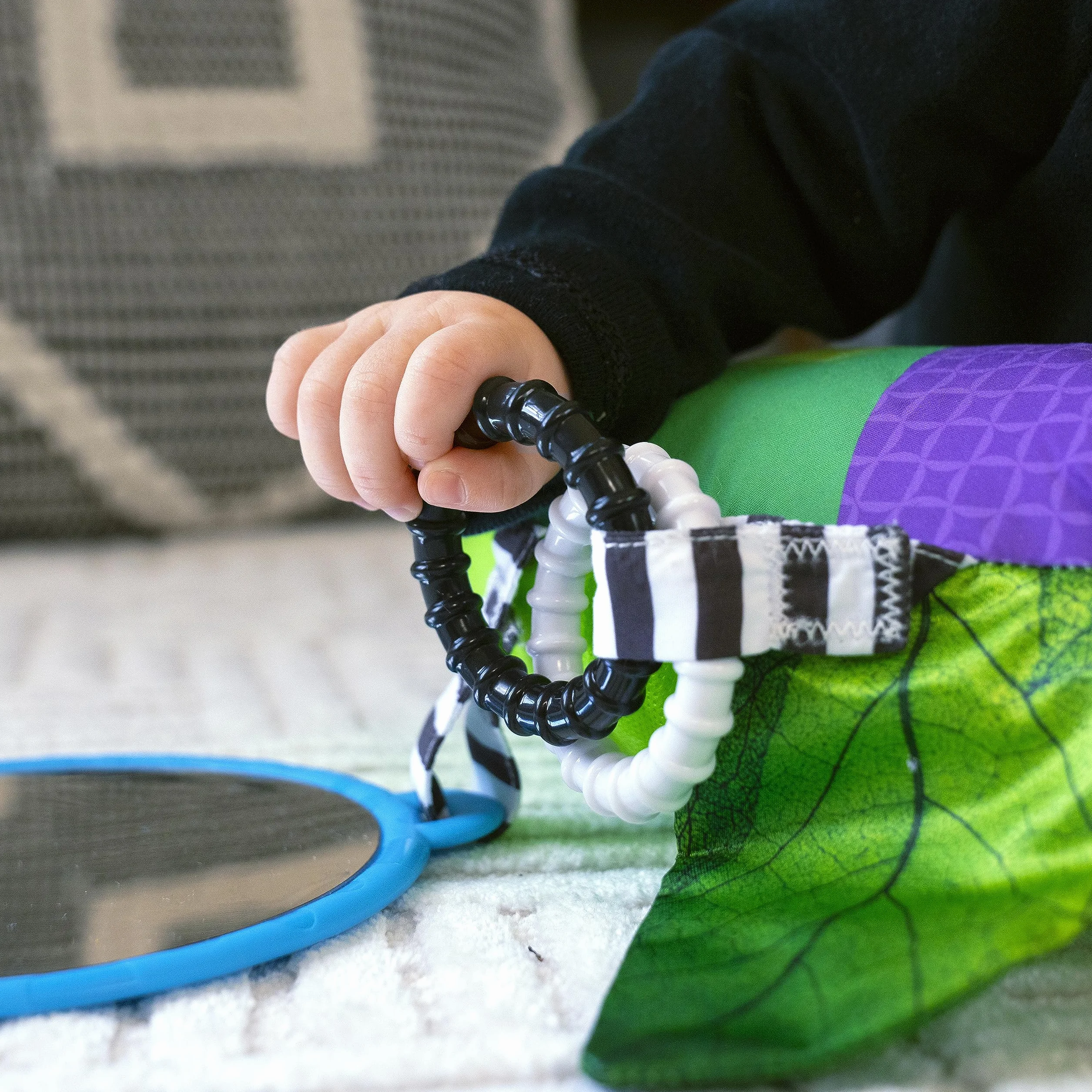 Baby Einstein, Cal-a-Pillow poduszka do aktywności na brzuchu, multisensoryczna, od 0+ miesięcy