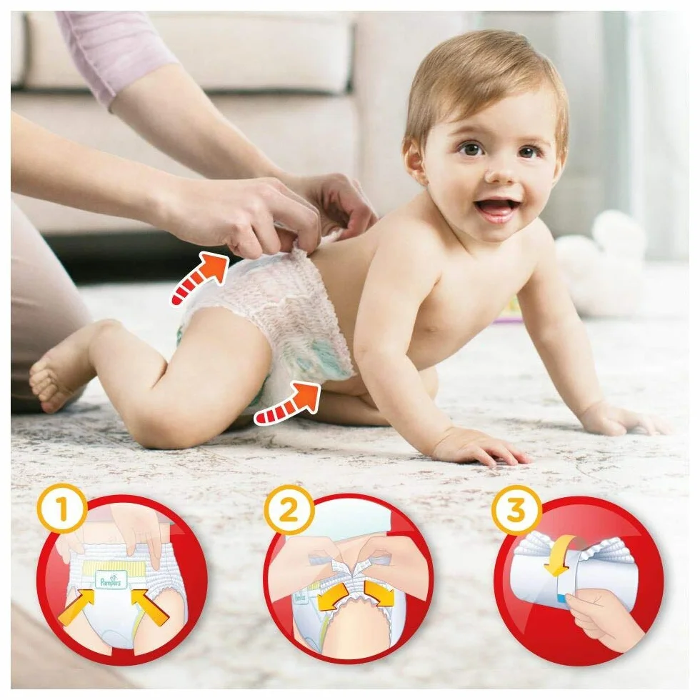 Pampers Easy Up – 22 sztuki – pieluchy dla niemowląt T4 8-15 kg