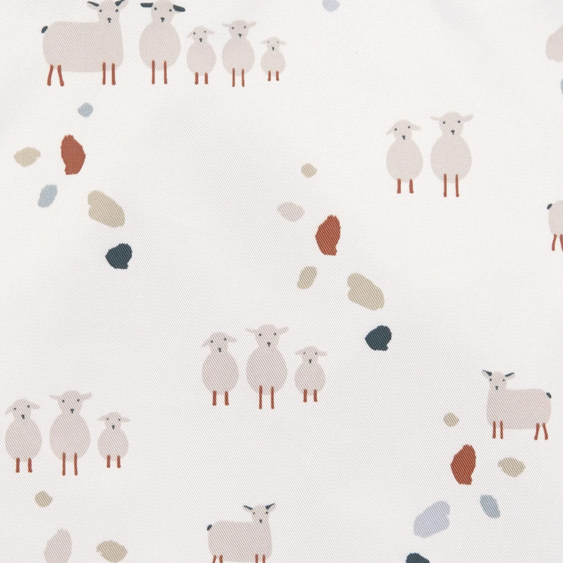 LÄSSIG Torba na mokro wielokrotnego użytku dla dziecka, 2 sztuki/Wet Bag Tiny Farmer Dots/Sheep