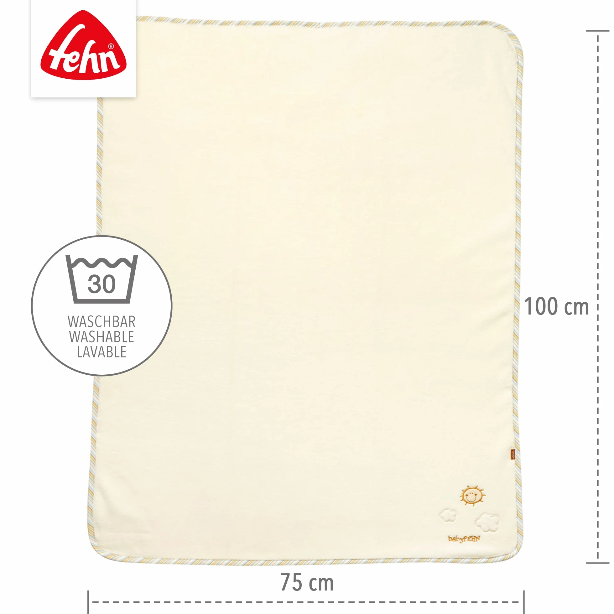 Fehn Baby Fehn 396089 Koc Polarowy, Owca
