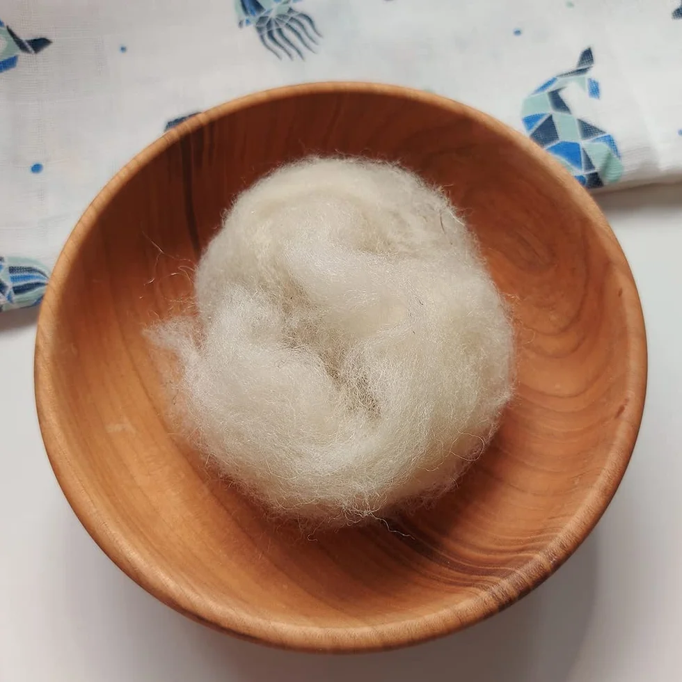 Grünspecht 638-00 Wełna Tłuszczowa, Beżowy, 50 g
