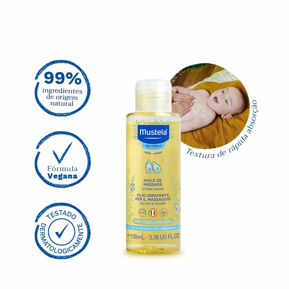 Mustela Bébé Baby Oil Normal Skin, Almond