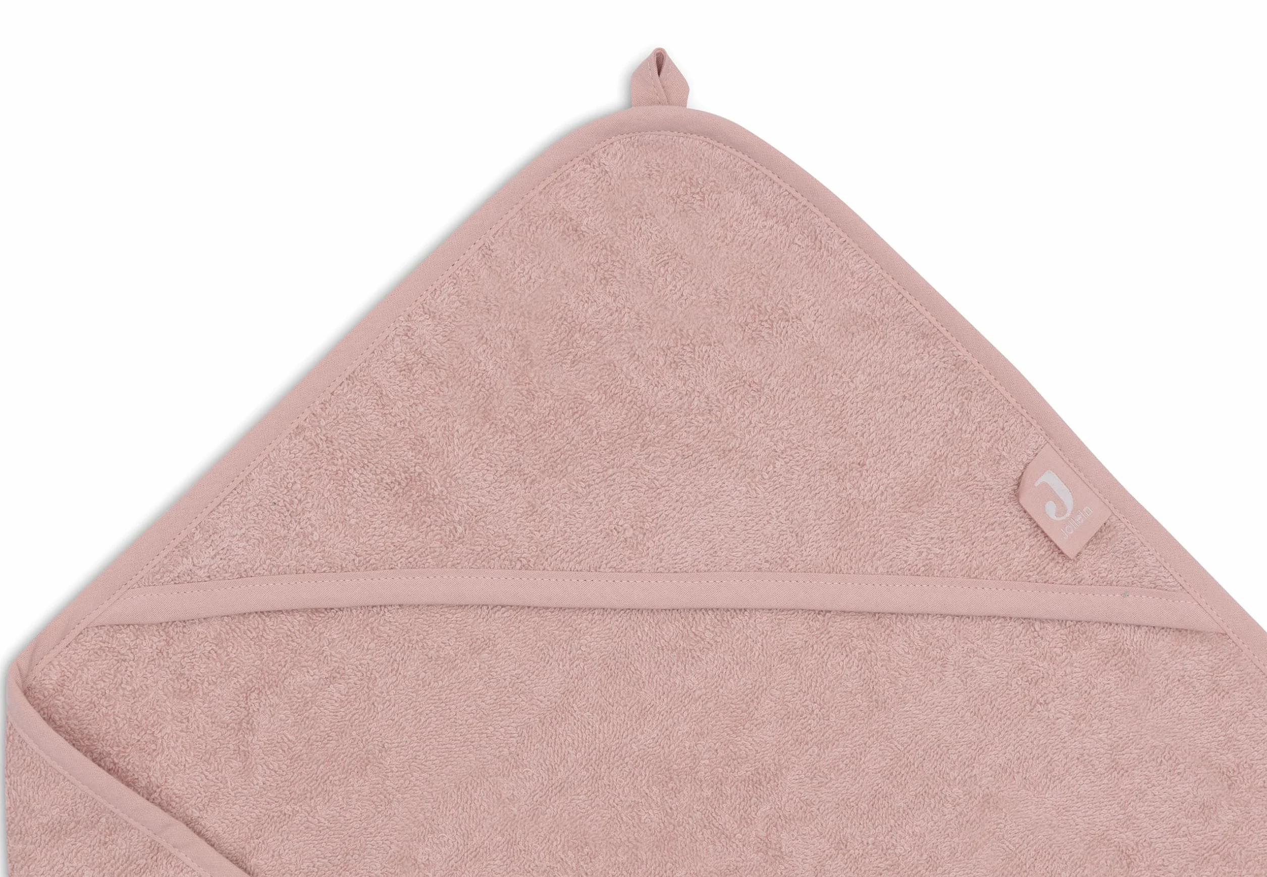 Jollein Ręcznik z kapturem dla niemowląt - frotte, Wild Rose - 100% bawełna - 75 x 75 cm - certyfikat Öko-Tex