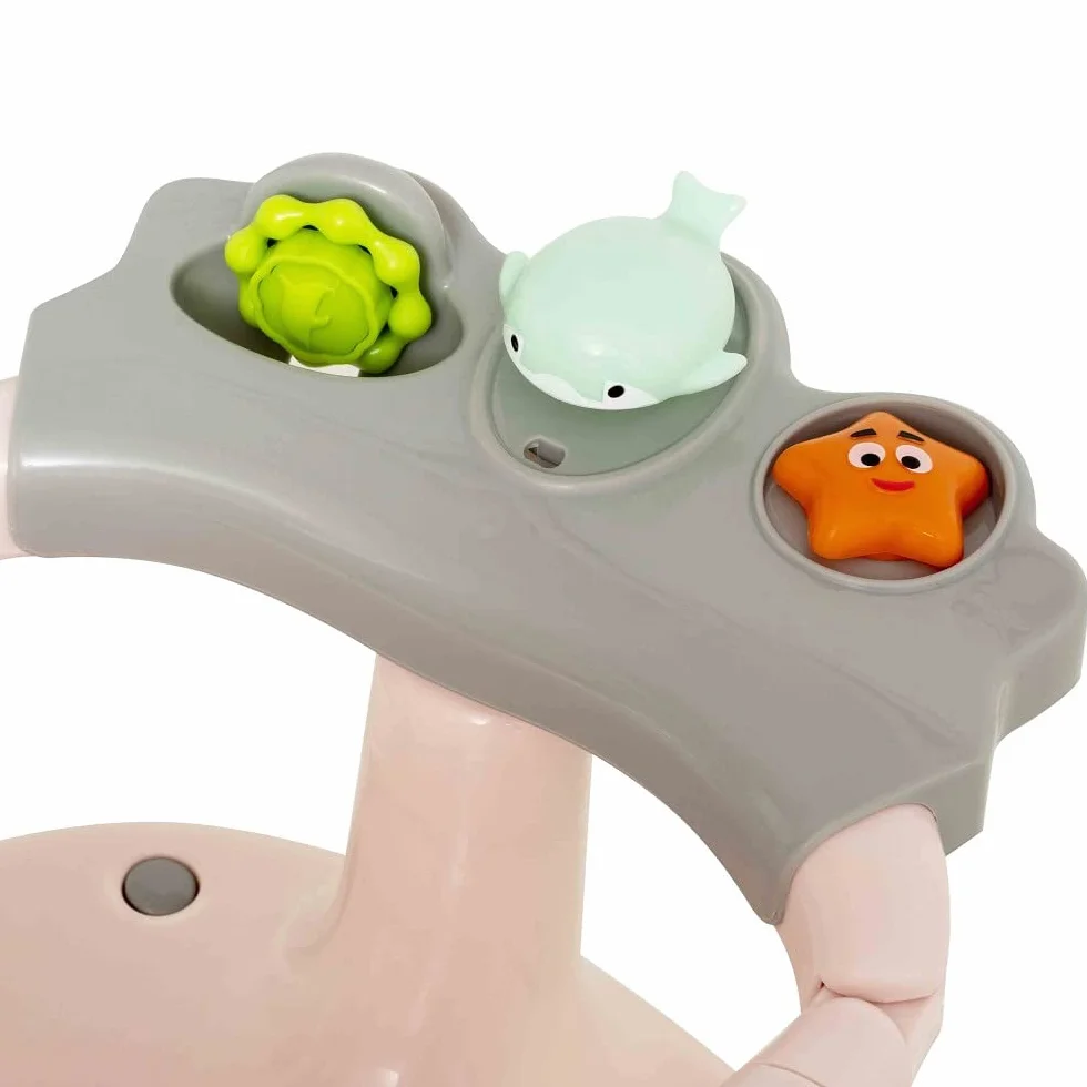 Fotelik do kąpieli dla niemowląt Interbaby | Mocowanie Przyssawki antypoślizgowe | Krzesło do kąpieli dla niemowląt Wygodne, bezpieczne, ergonomiczne | Fotel do kąpieli i prysznica dla niemowląt > 5