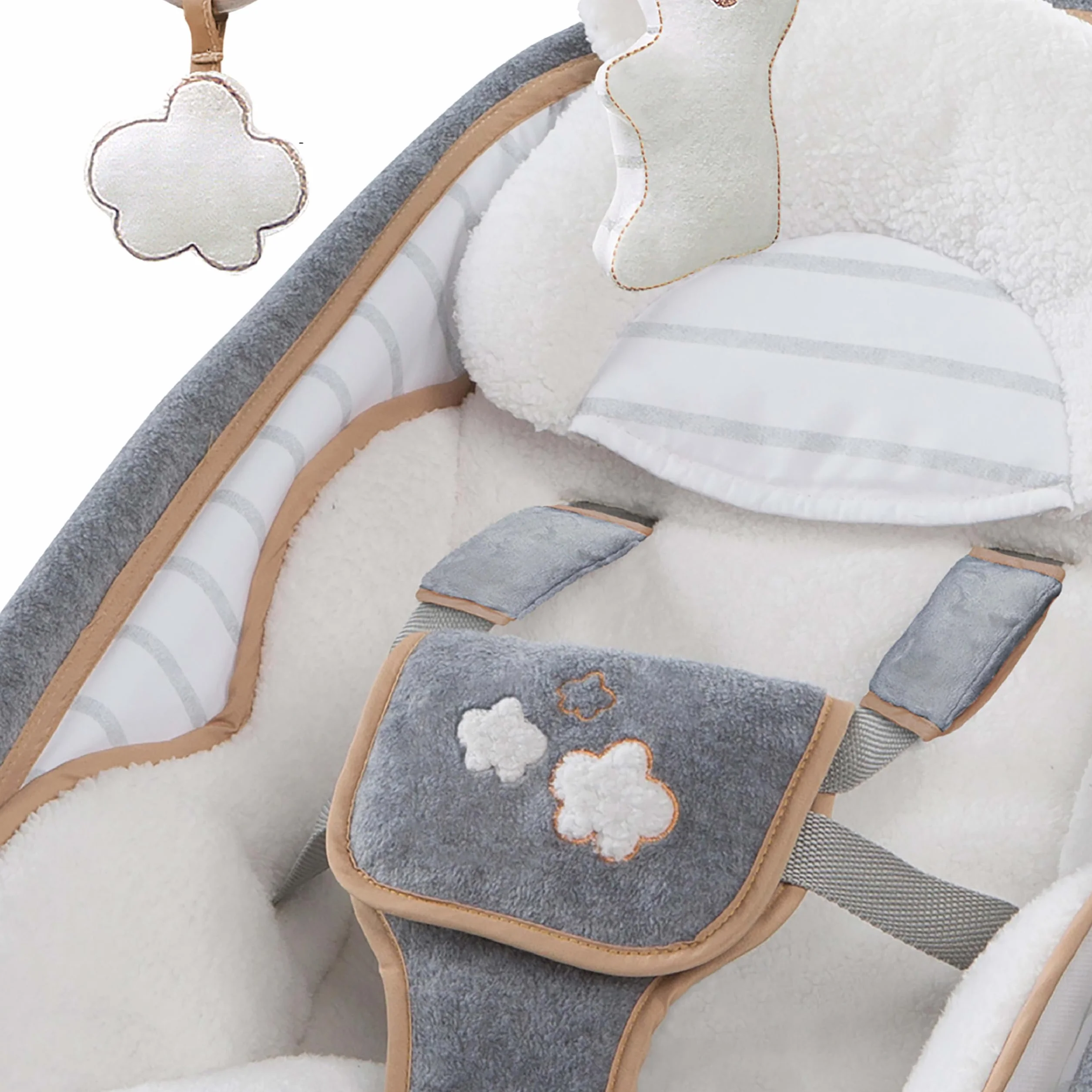 Ingenuity Boutique Collection Leżaczek-bujaczek Bella Teddy