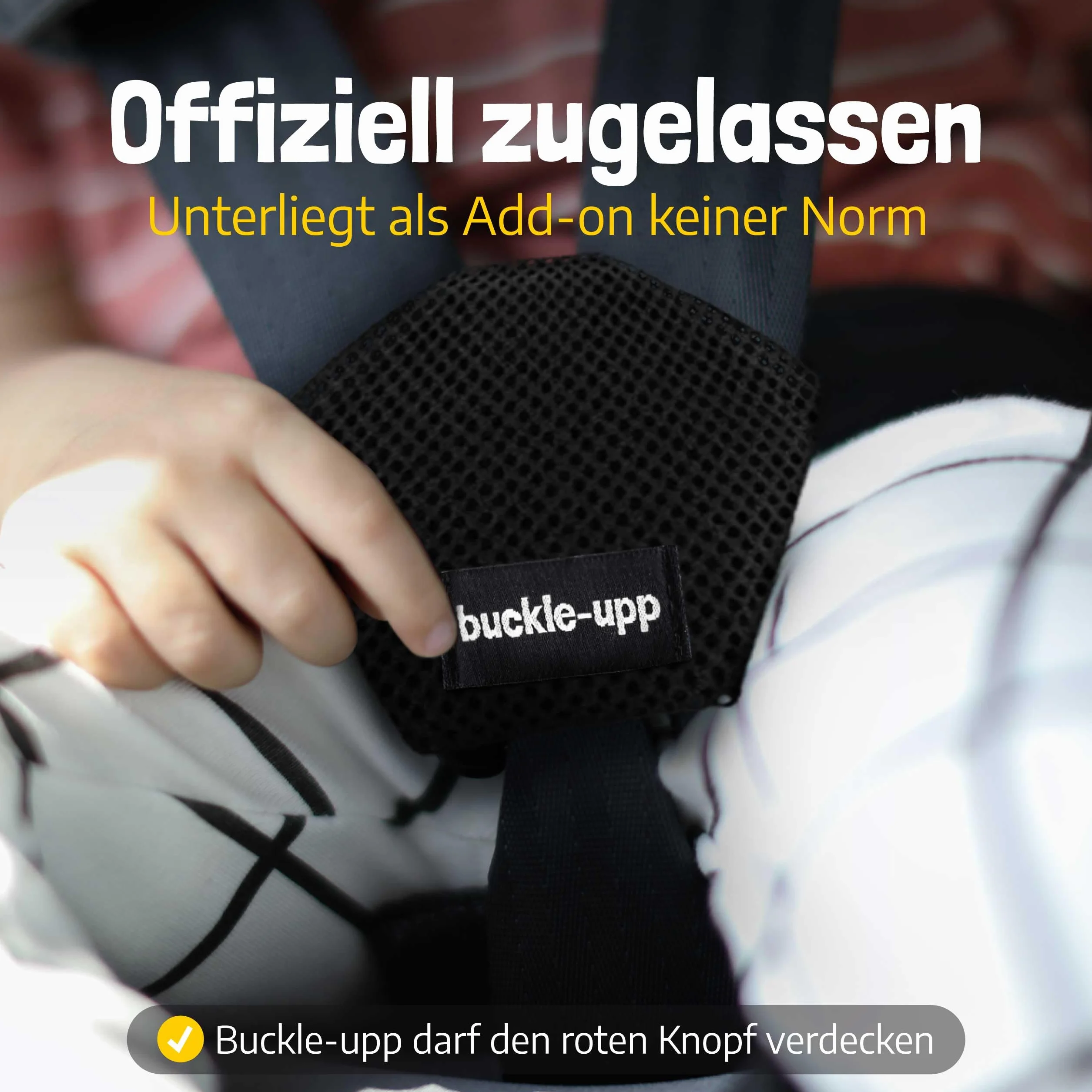System Anti-Escape do fotelika samochodowego dla dzieci – bezpieczeństwo dzieci i zabezpieczenie przed odpięciem– zabezpieczenie pasa dla dzieci – zapobiega wypięciu się podczas jazdy samochodem (czarny)