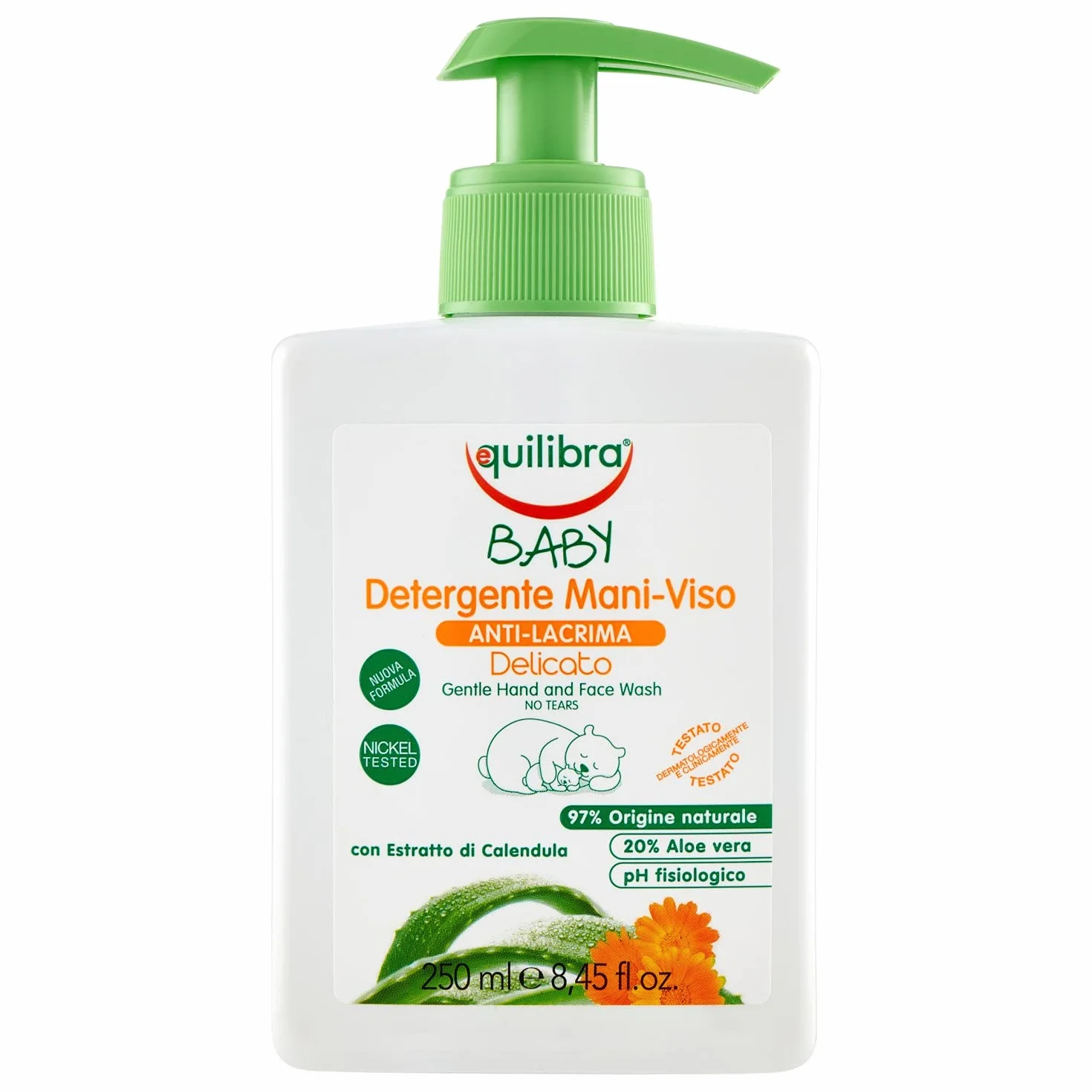 Equilibra Baby 250 ml Delikatny środek czyszczący do twarzy