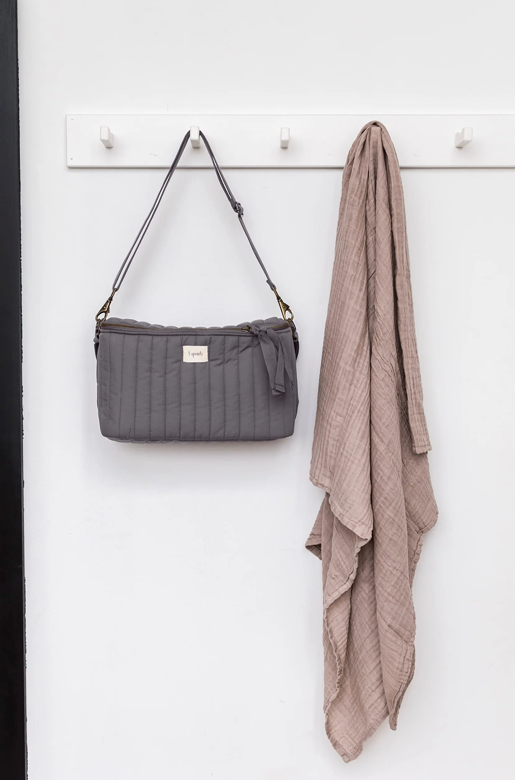 3 Sprouts - Organizer - Quilt/Charcoal grey (ISQSGY)