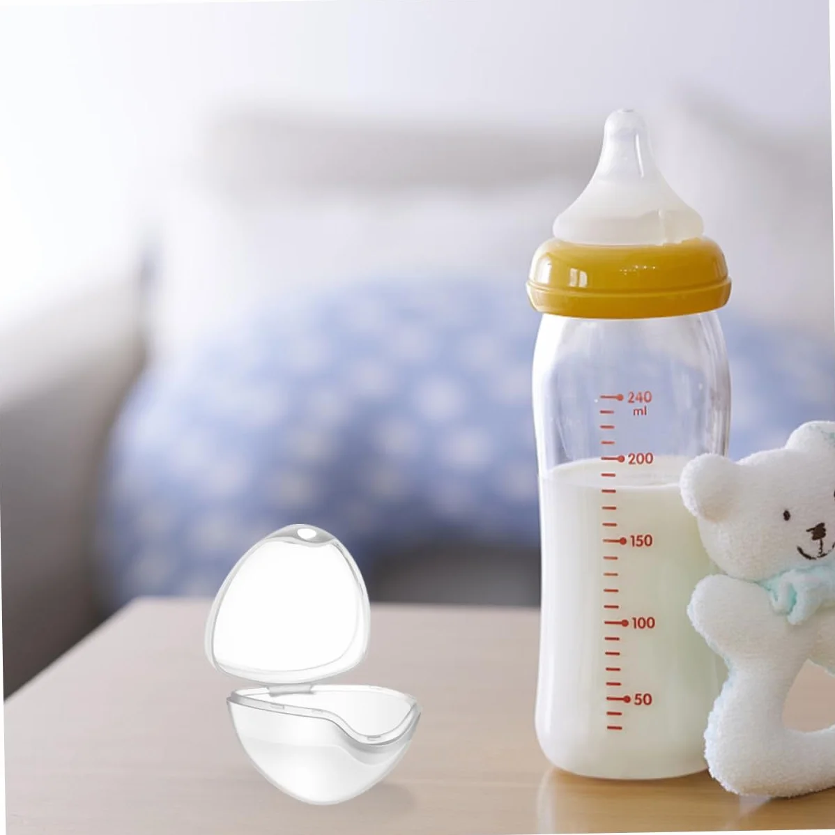Toyvian 6 Sztuk Pudełko Pudełko Smoczek Uchwyt Na Smoczek Etui Na Smoczek Etui Do Przechowywania Smoczków Etui Osłonka Na Smoczek Pojemnik Na Zabawki Molarne Pokrowiec Na Smoczek Dla