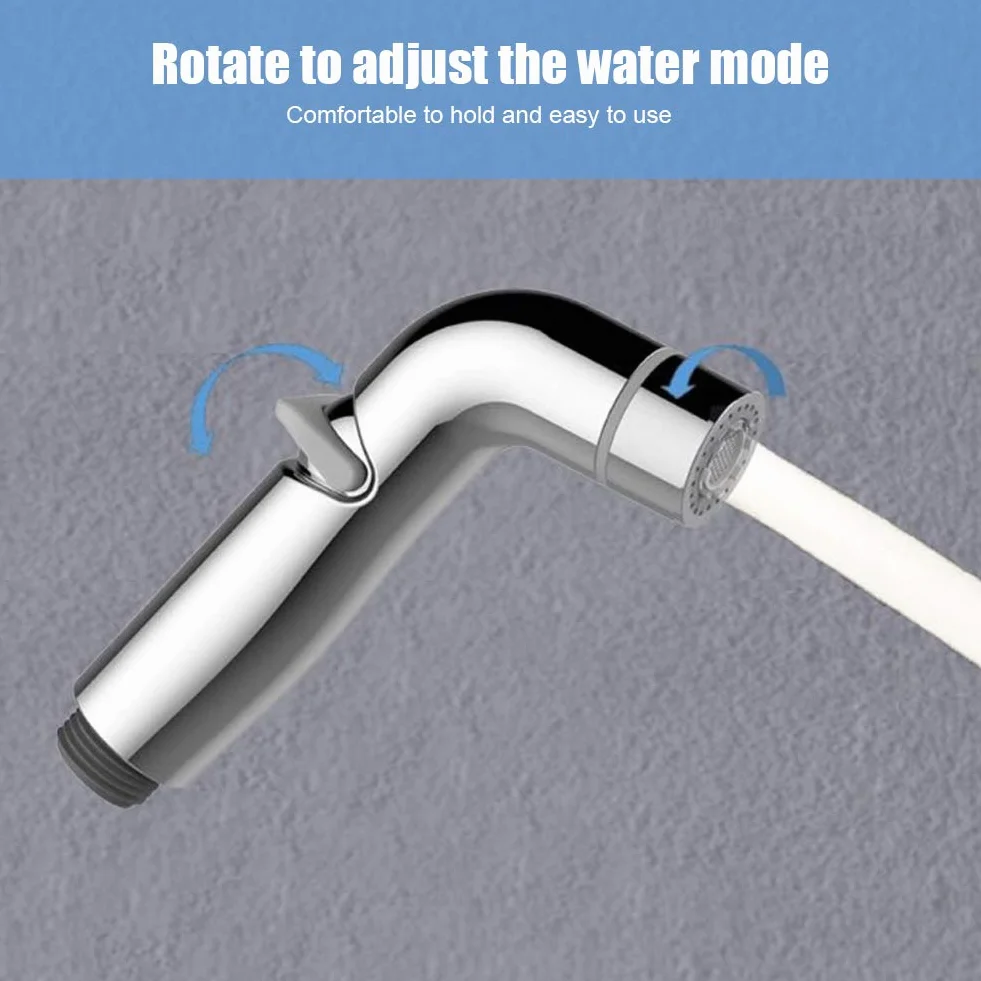 Handheld Shattaf Bidet Sprayer, Galvanik Handheld verstellbar Bidet Sprayer Toilette Bidet Spray Düse Stoffwindel Sprayer Badezimmerzubehör