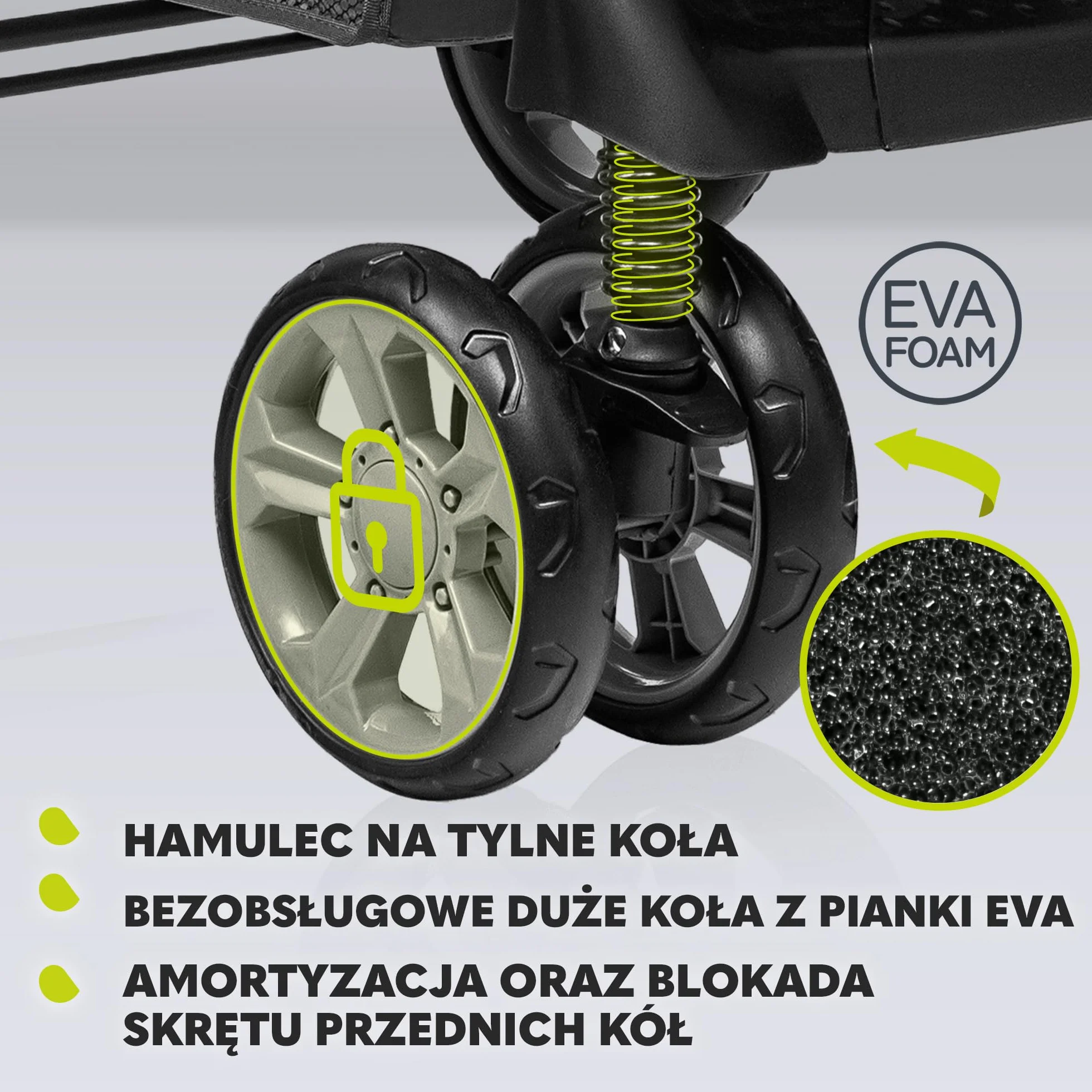 LIONELO Emma Plus Wózek Spacerowy Dziecięcy, Spacerówka od 6 do 36 Miesięcy do 15 kg, Lekka Konstrukcja, 5-punktowe Pasy, Blokada Skrętu Amortyzatory Kosz na Zakupy, Daszek XXL (Szary)