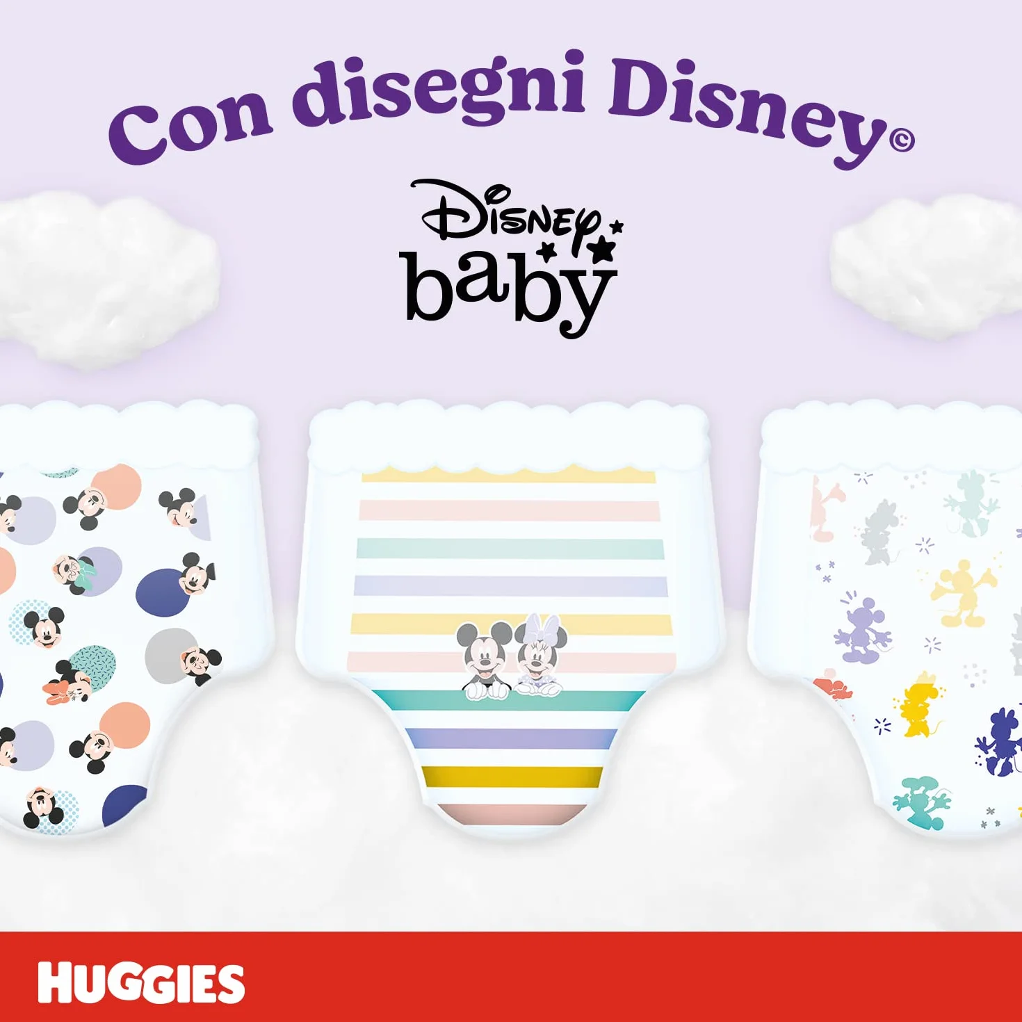 Huggies Ultra Comfort, pieluchy Rozmiar 5 (12-17 kg), oddychające majtki, projekt Disneya, opakowanie zapasowe, 56 sztuk
