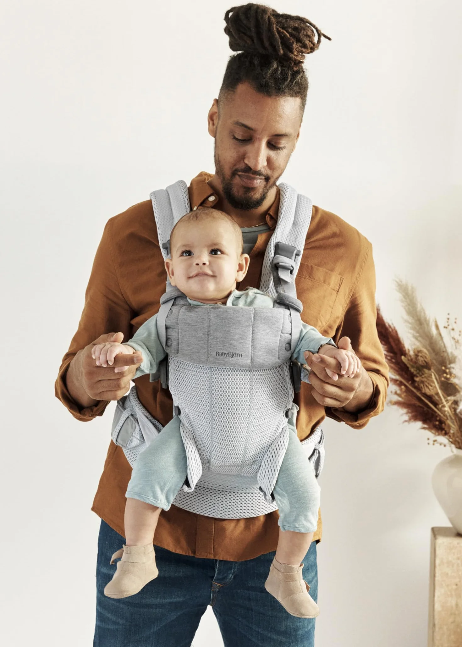 BABYBJÖRN Baby Carrier Harmony, 3D Mesh, Silver