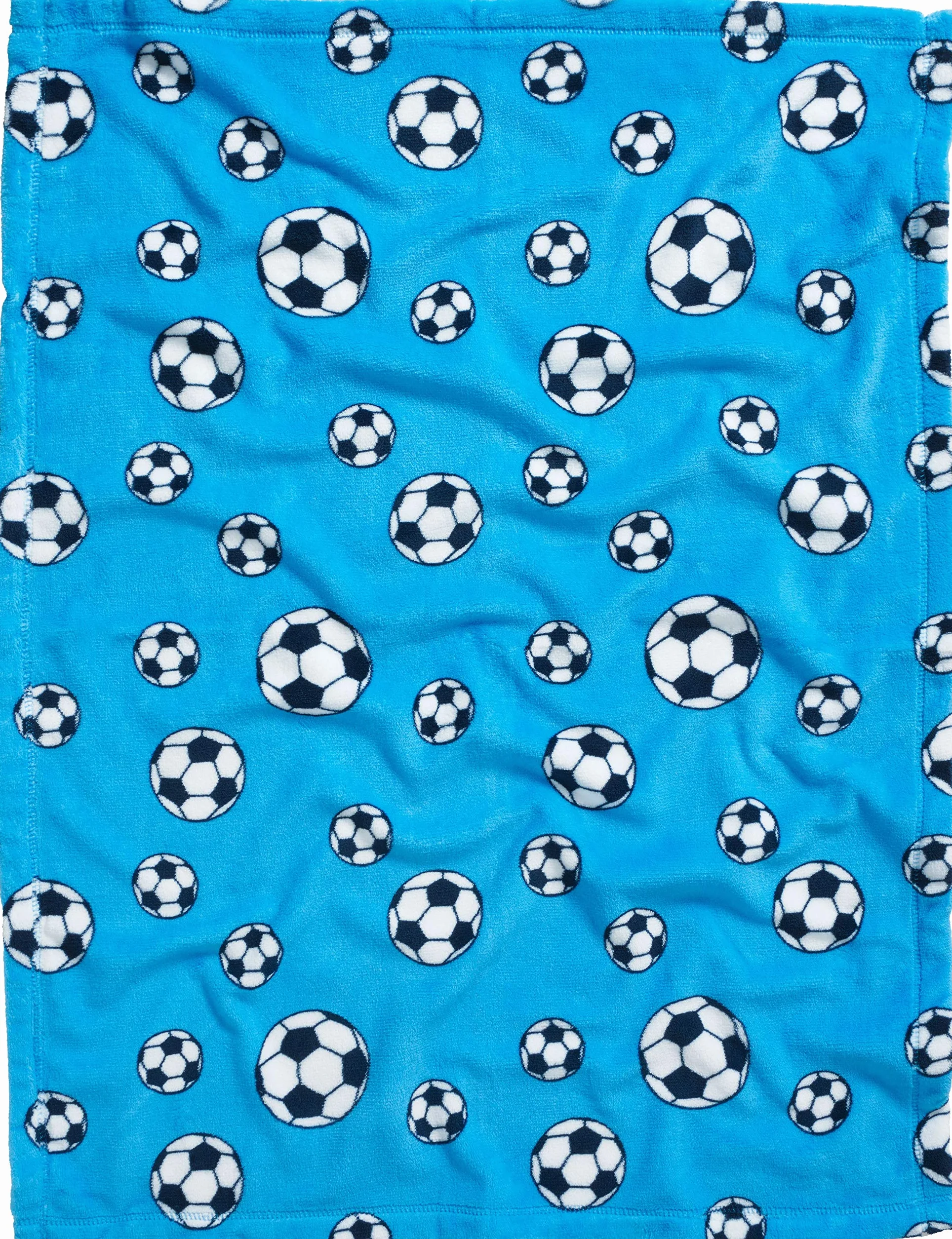 Playshoes 301702-75 Kocyk dziecięcy, polar, rozmiar M, niebieski