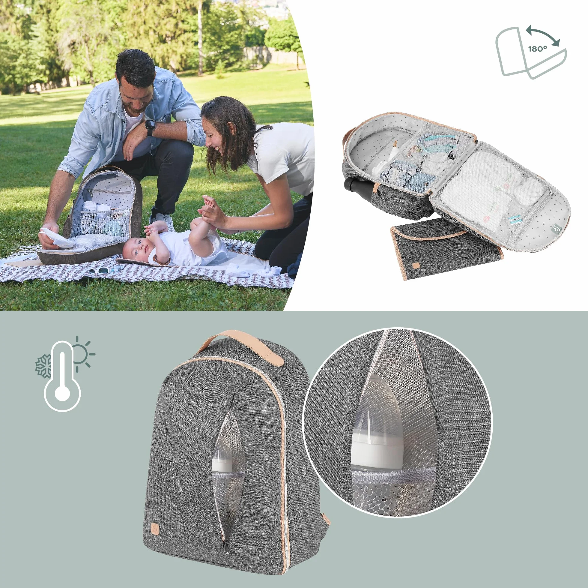 Babymoov Plecak do przewijania Le Pyla Smokey