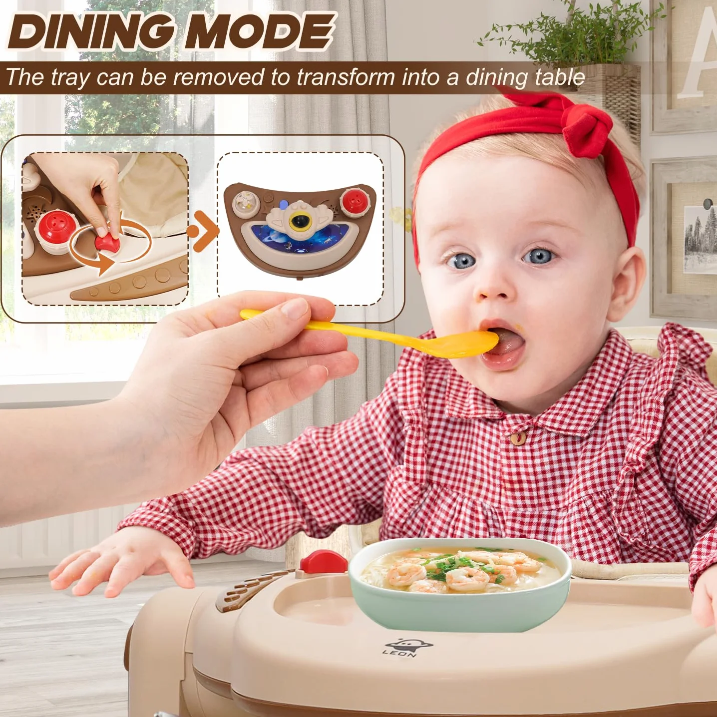 Pomoc do nauki chodzenia, Baby Walker 4-stopniowa regulacja wysokości z podpórką muzyczną i centrum zabaw, wózek do nauki chodzenia z cichymi kółkami 360°, wózek do nauki chodzenia dla dzieci w wieku