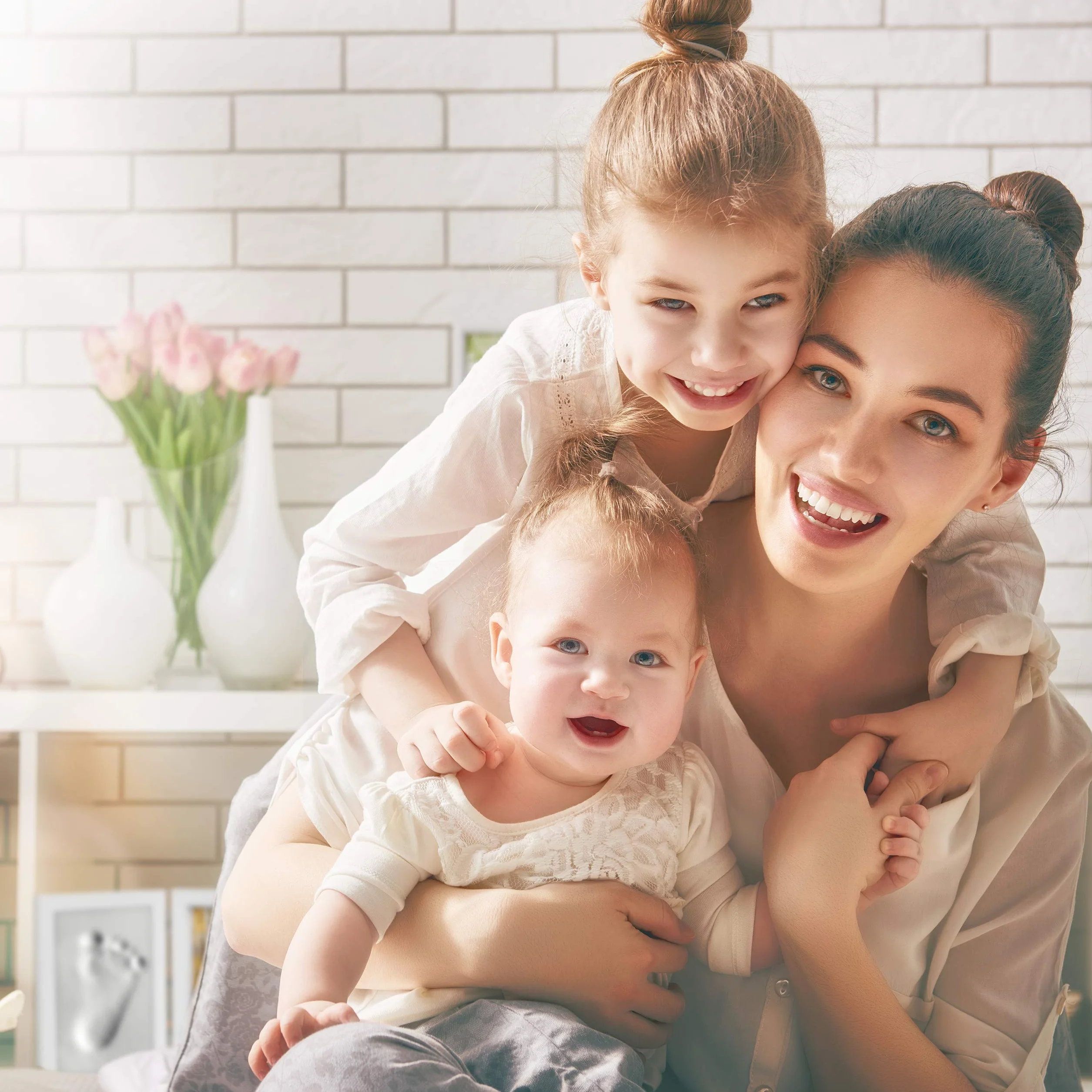 Relaxdays Ramka na zdjęcie dziecka z odlewem gipsowym, odciski dłoni, nóżki stopy niemowlęcia baby, z ramką, biały