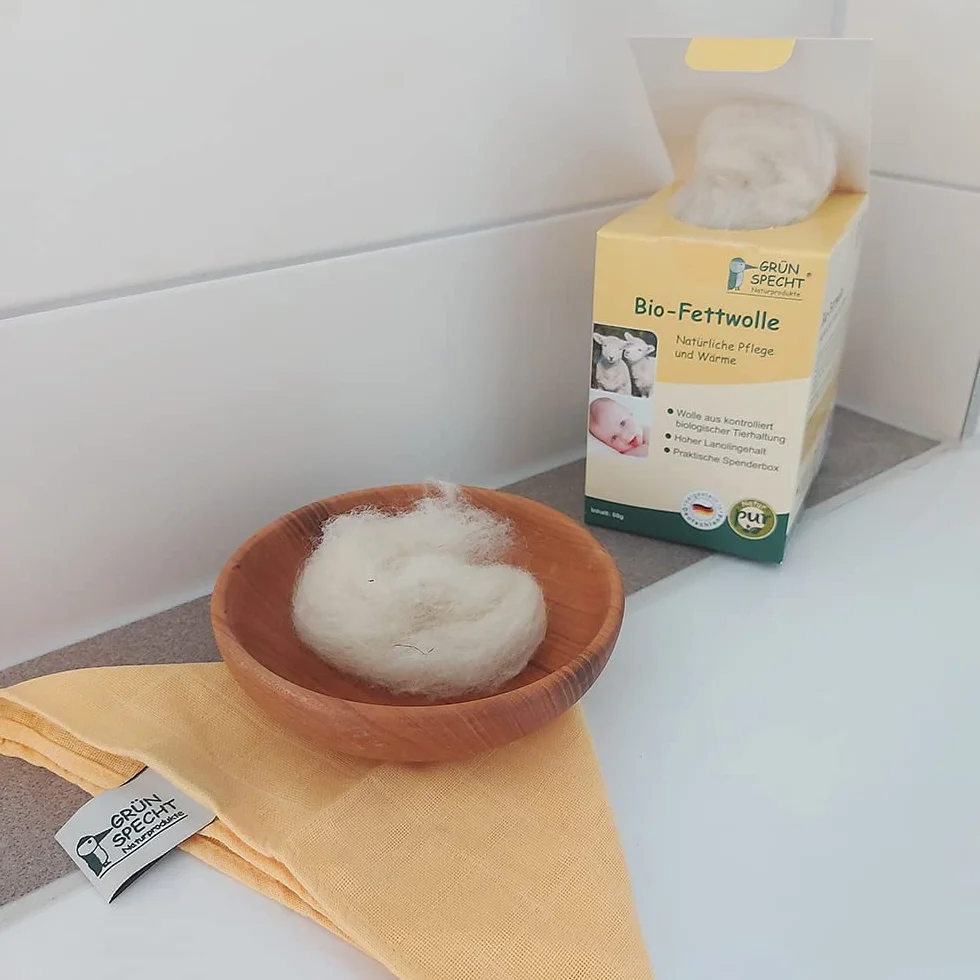 Grünspecht 638-00 Wełna Tłuszczowa, Beżowy, 50 g