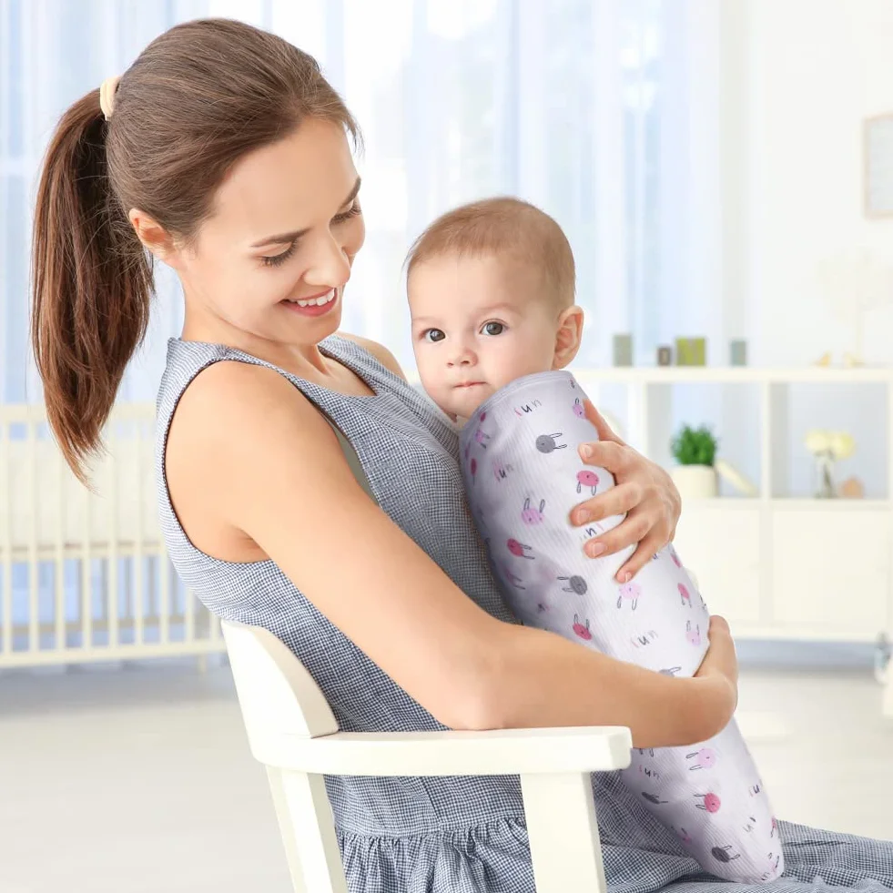 Vicloon Otulacz 3-6 Miesięcy, Otulacza Niemowlęcego, 100% Bawełna Organiczna, Bezpieczeństwo, Uniwersalny Regulowany Otulacz dla Niemowląt Noworodek