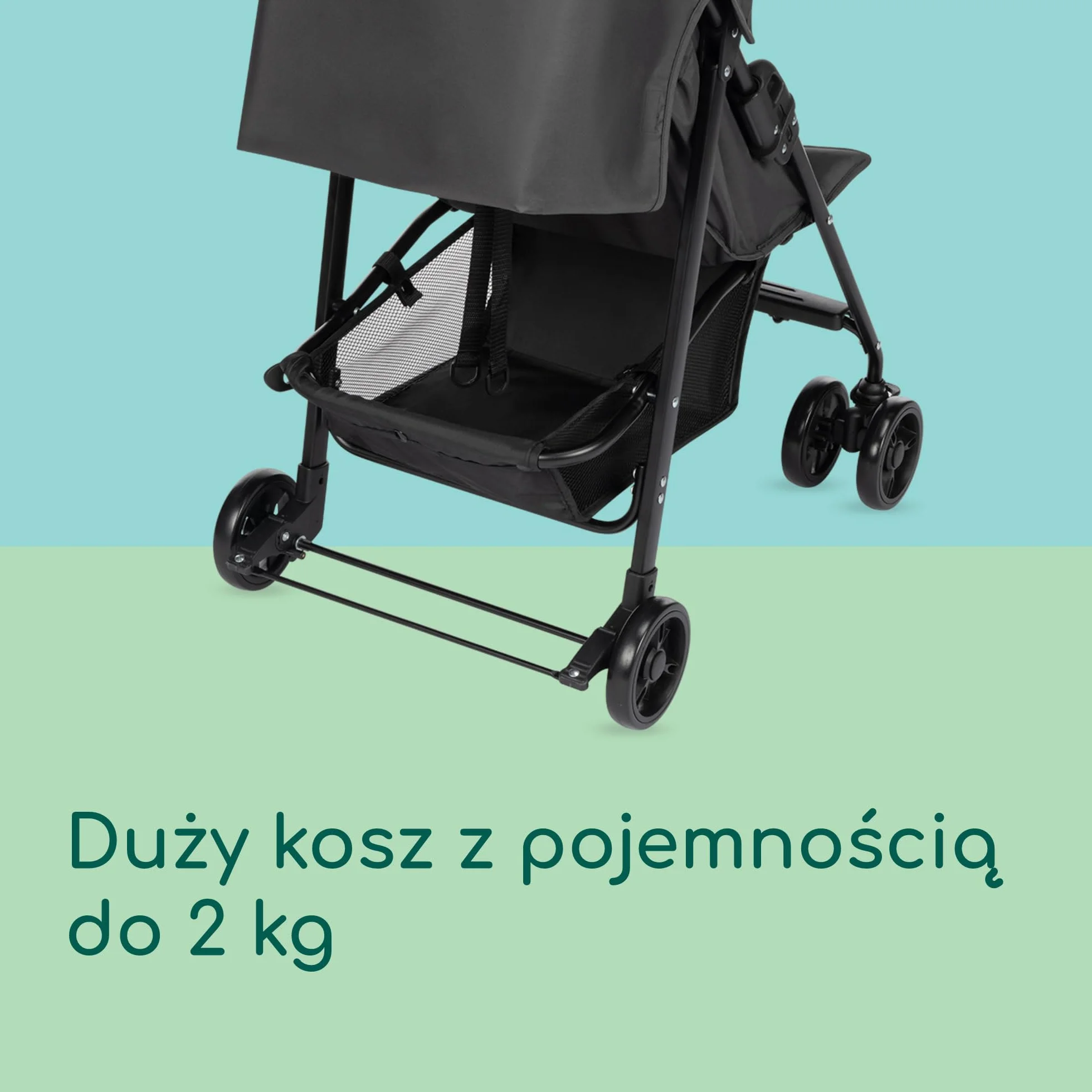 Bebeconfort Snow, Wózek Dziecięcy, 0 Miesięcy - 3,5 Roku, 0-15 Kg, Wózek Spacerowy, Lekki i Składany, Mineral Graphite