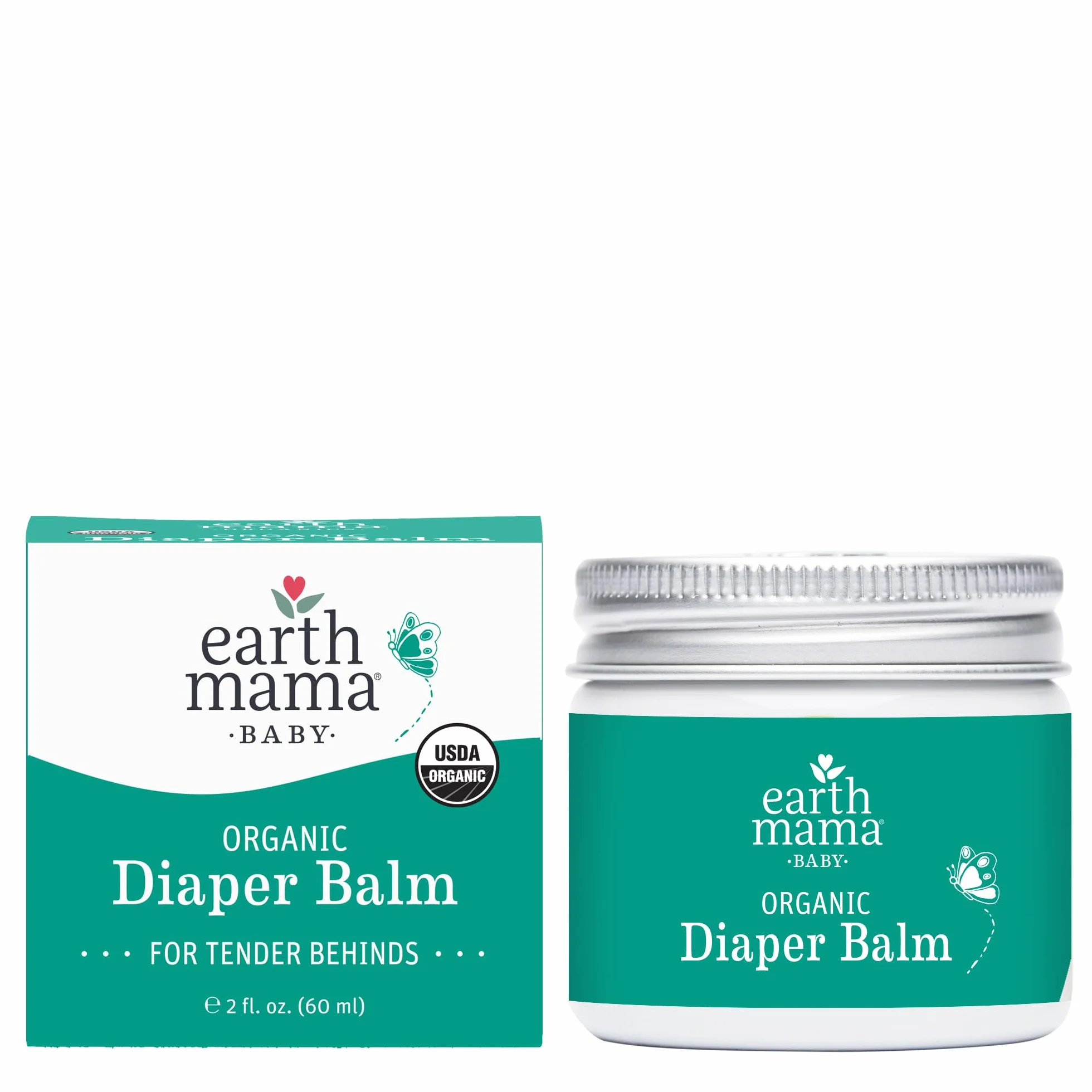 Earth Mama Angel Baby Angel Baby Bottom Balm, 1 opakowanie (1 x 60 ml)