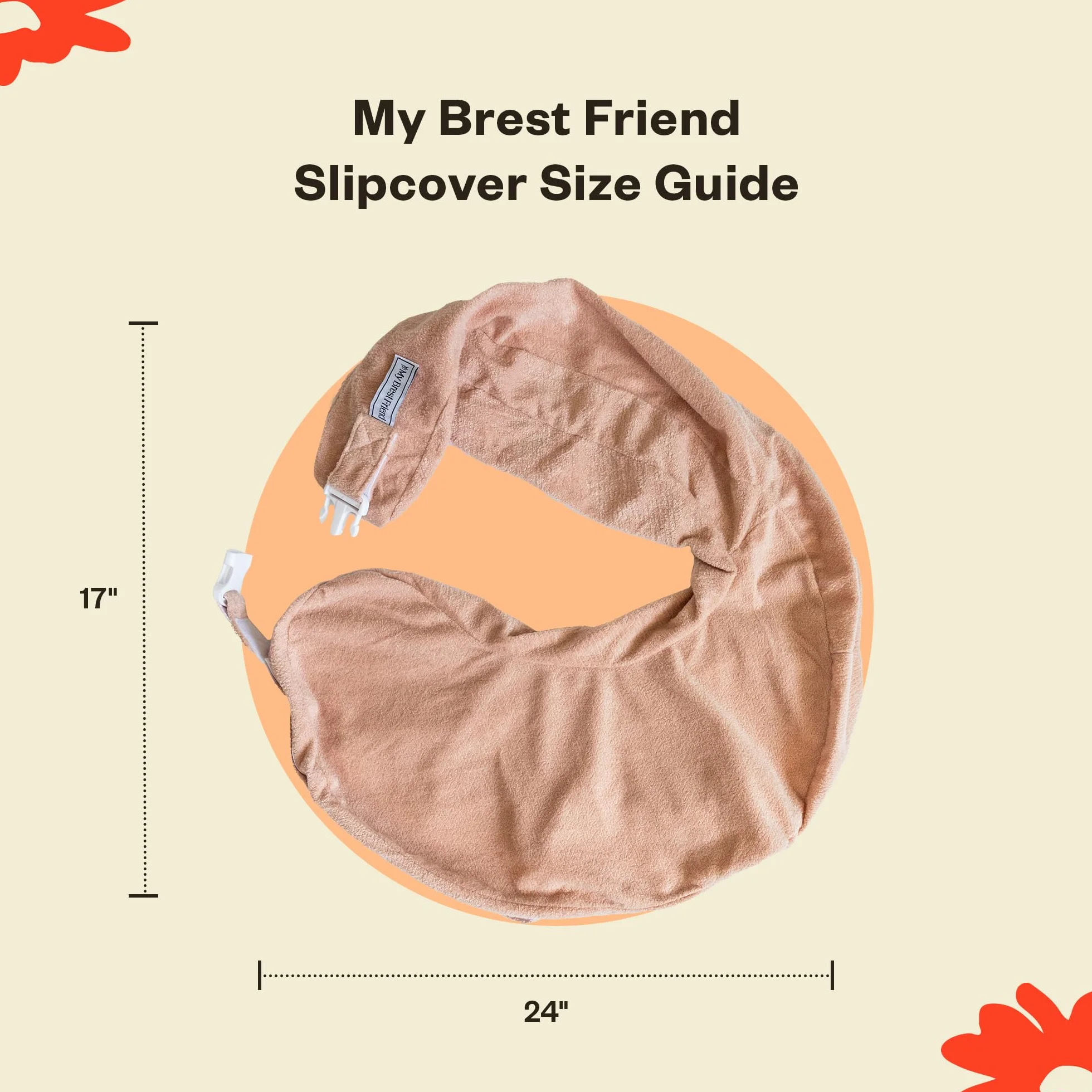 My Brest Friend Deluxe poduszka do karmienia piersią i karmienia butelką, ulepszone wsparcie postawy, podwójne paski i zdejmowane, bardzo miękkie pokrowce, miękka róża