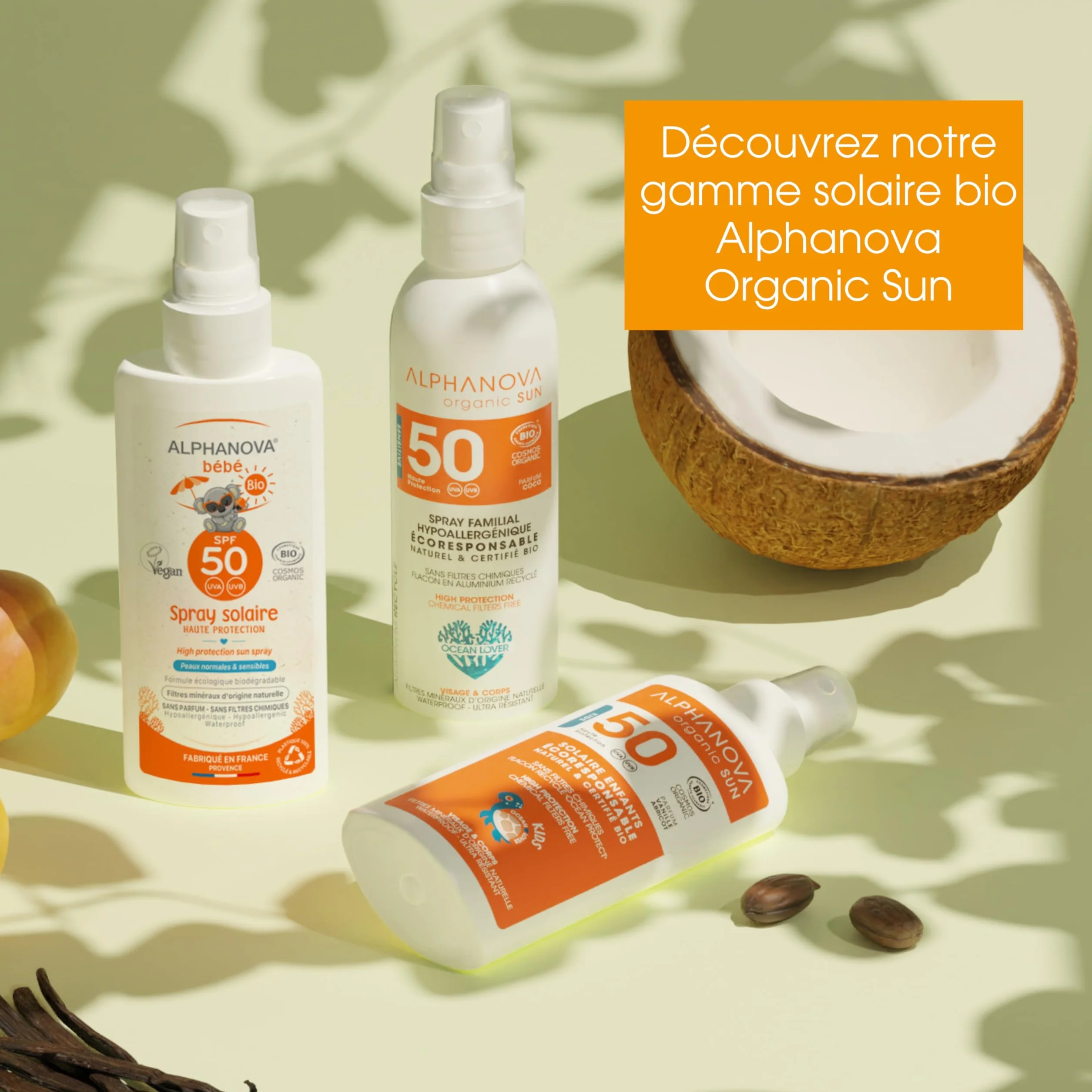 Alphanova Baby Sun Spray SPF 50 125 g