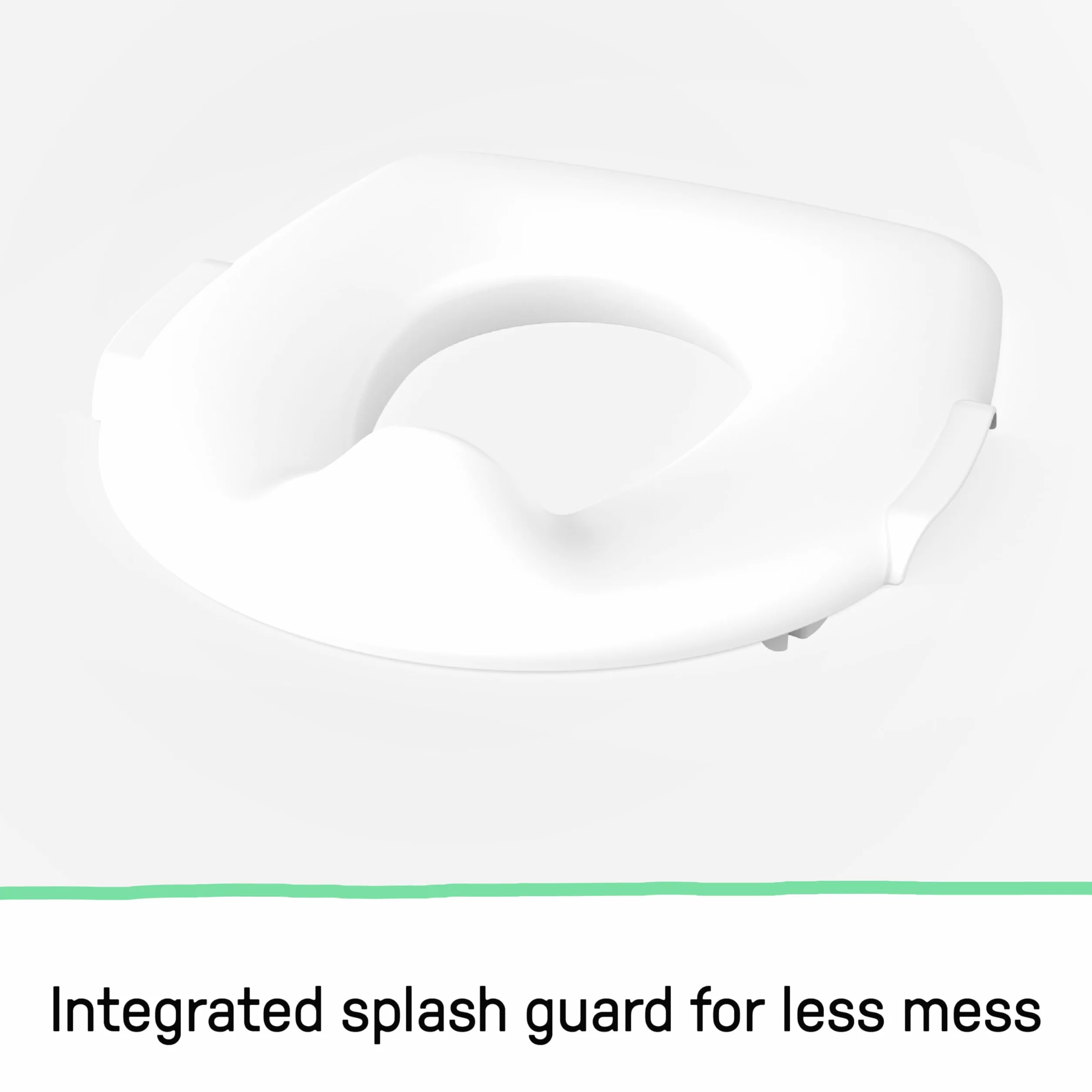 Ingenuity My Size Potty Pro, toaleta do nauki korzystania z nocnika dla niemowląt, realistyczny dźwięk spłukiwania, ochrona przed zachlapaniem, łatwa do czyszczenia, ze zdejmowaną miską
