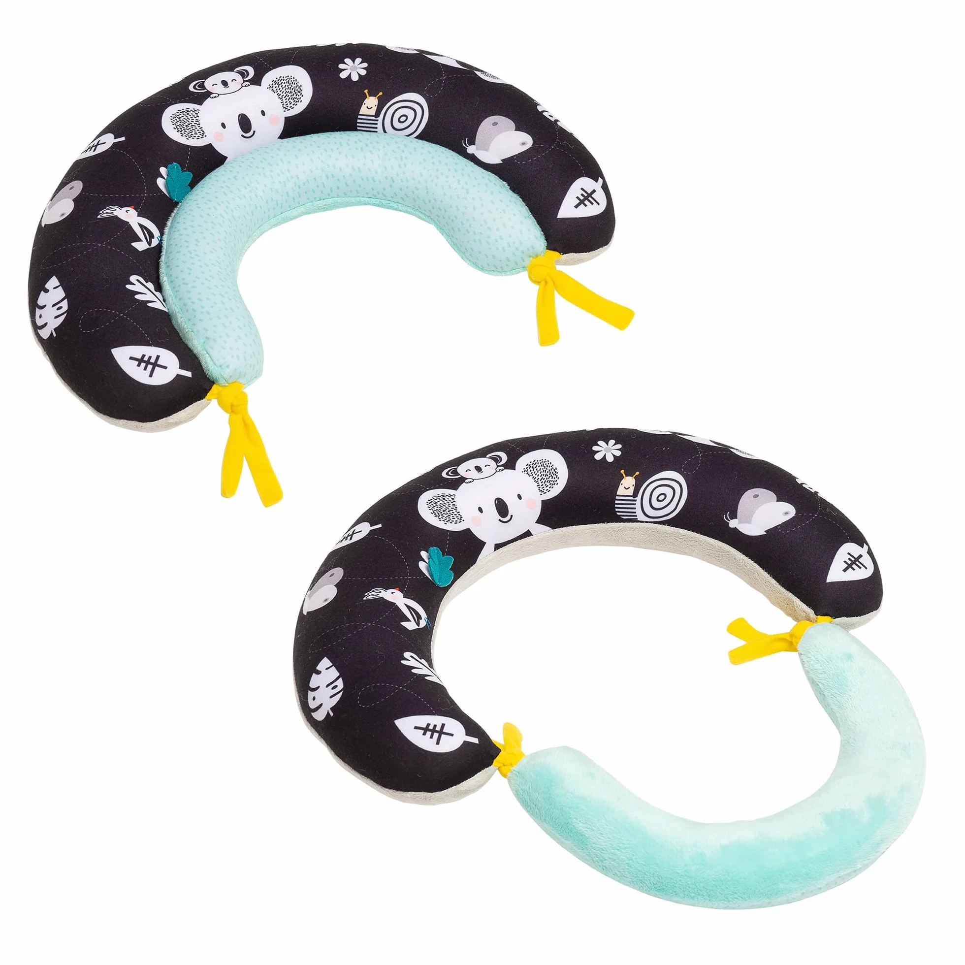 Taf Toys 2 in 1 Tummy Time Developmental Pillow. Multi-use Super Soft Comfy Newborn Baby Nursery Support Pillow. Helps Strengthen Baby's Core & Neck Muscles. Suitable for Boys & Girls from Birth