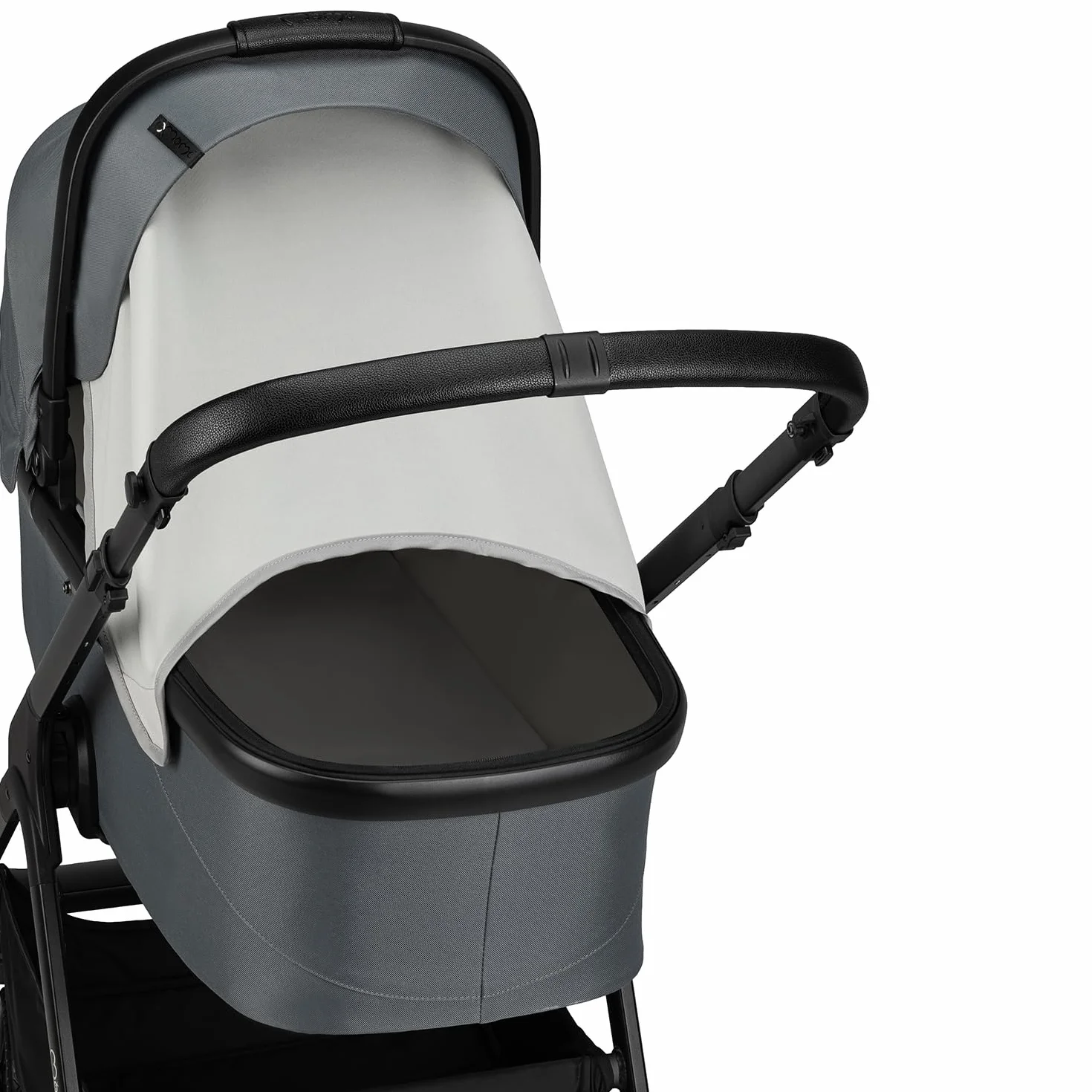 MoMi GISELLE Wózek dziecięcy kombi 2 w 1 z funkcją buggy, 5-punktowy pas bezpieczeństwa, od 1. dnia życia, do 22 kg masy ciała (wózek), kosz na zakupy, materac, ochrona przed deszczem i torba do
