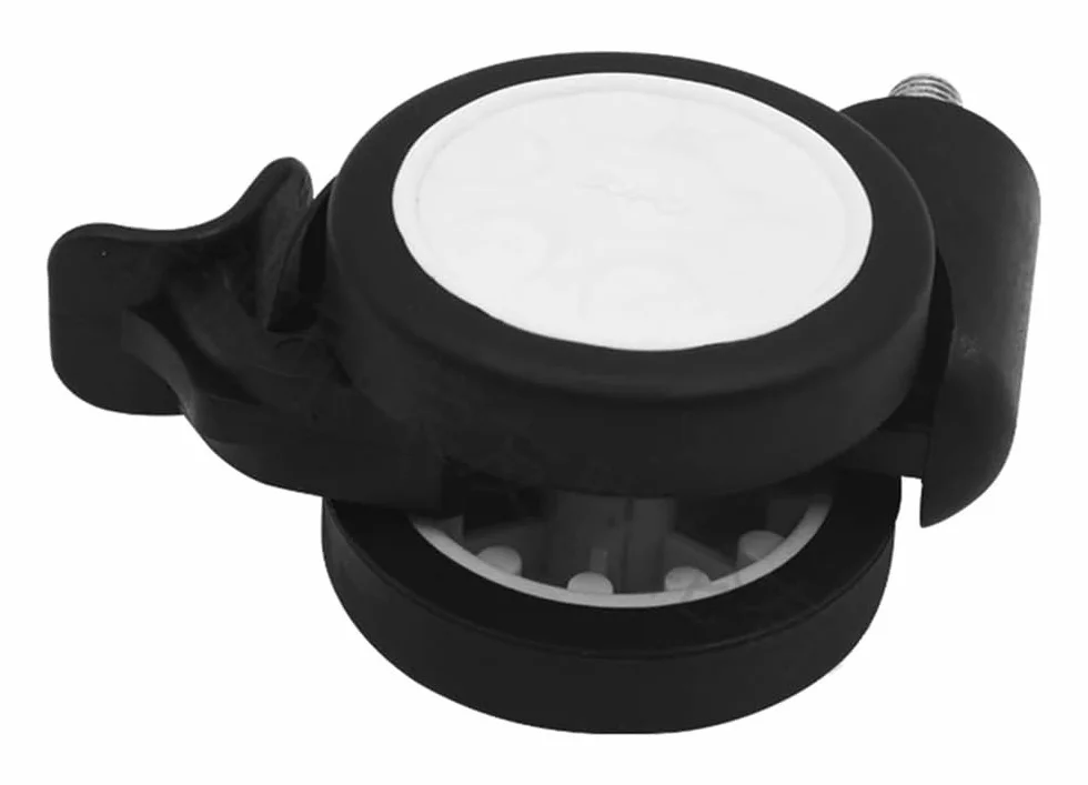 Pack Of 4 Swivel Castor Wheels M8 X 15mm Roller Wheel With Brake (Size : M8*15mm(50mm))
