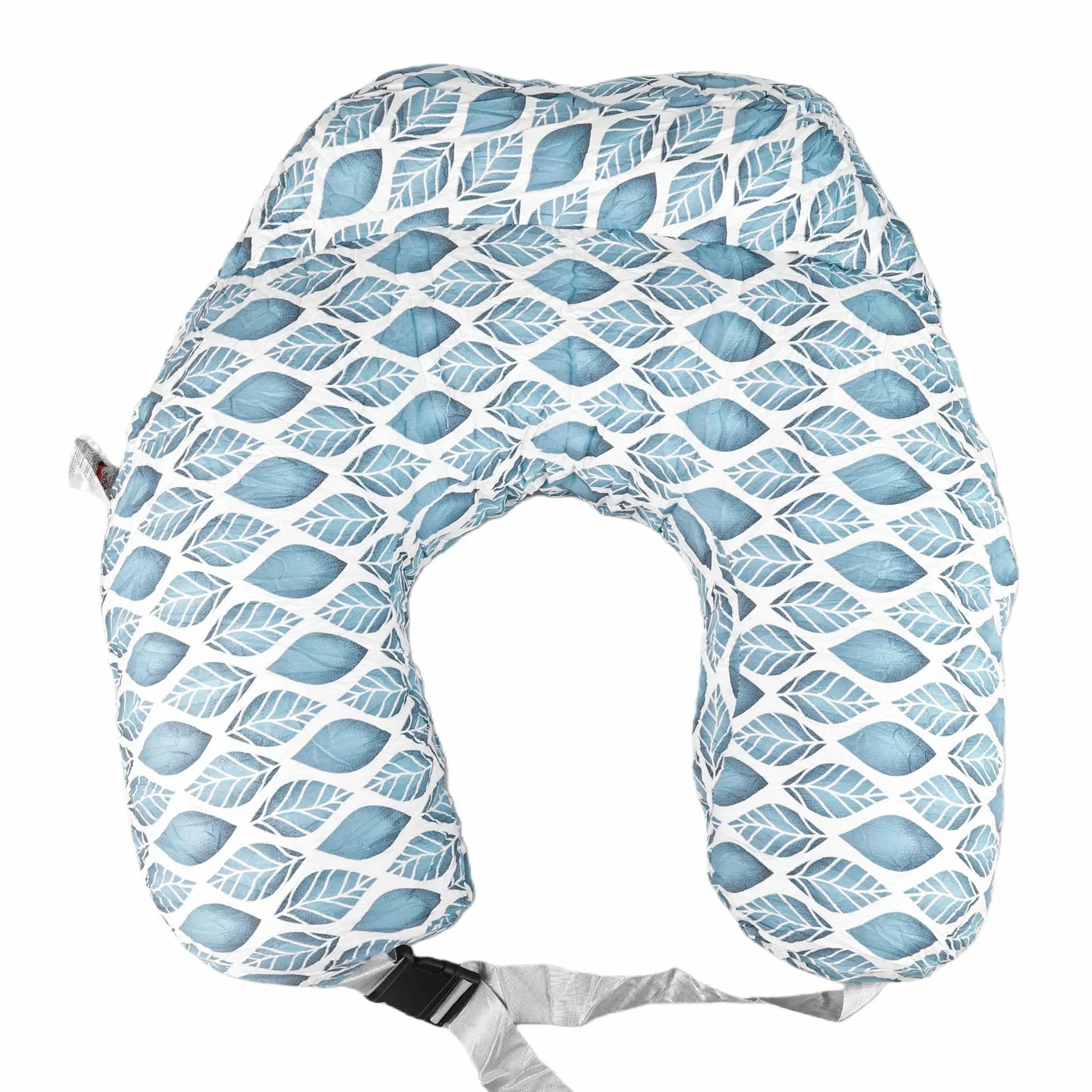 GBKDQQ Poduszka do karmienia, poduszka dla kobiet w ciąży, małe rogalik do karmienia ze zdejmowaną poszewką na poduszkę do karmienia, Nursing Pillow z regulowanym pasem biodrowym i barierką