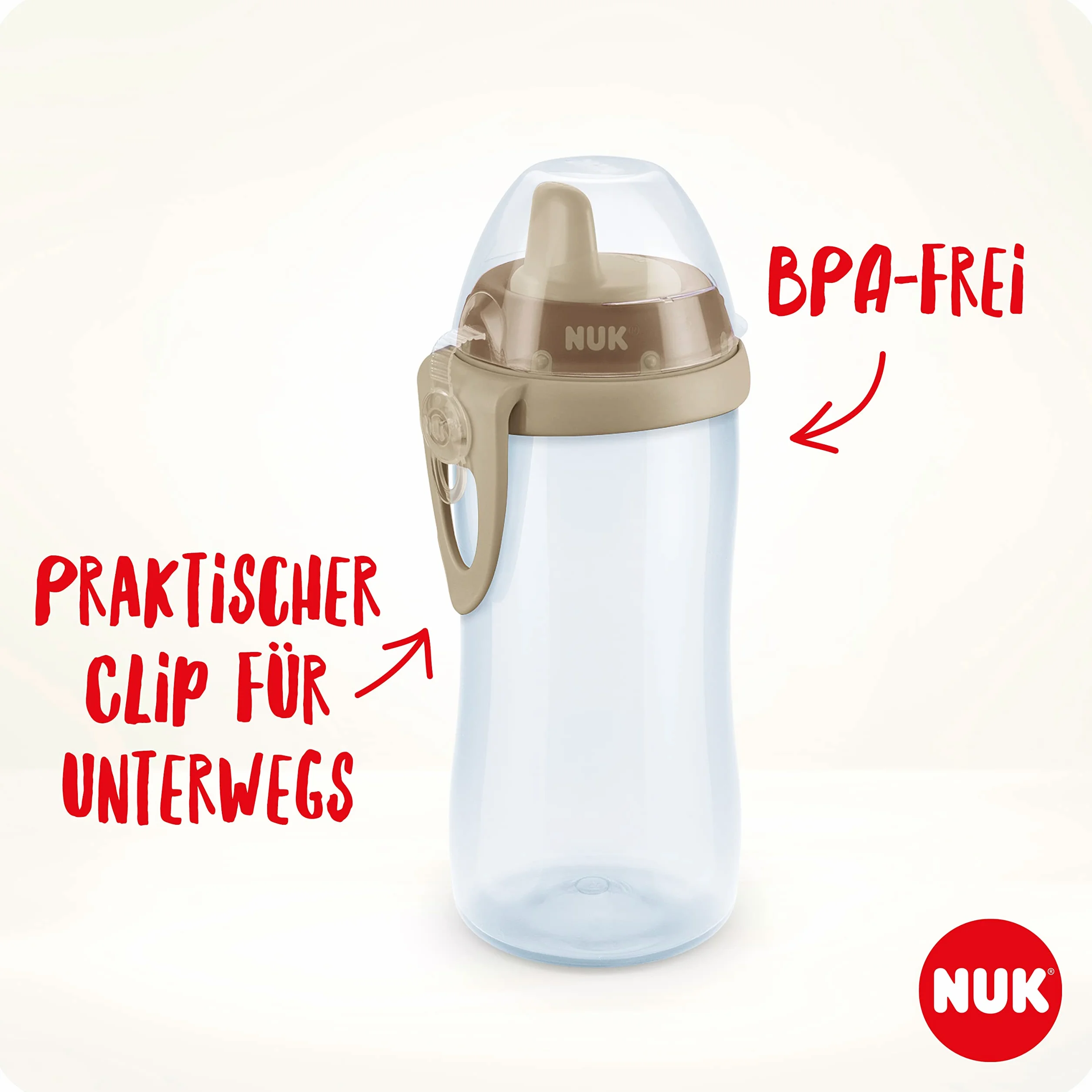 Nuk Mini Magic Cup Night Kubek Niekapek, Polipropylen, Turkusowy, 300 ml