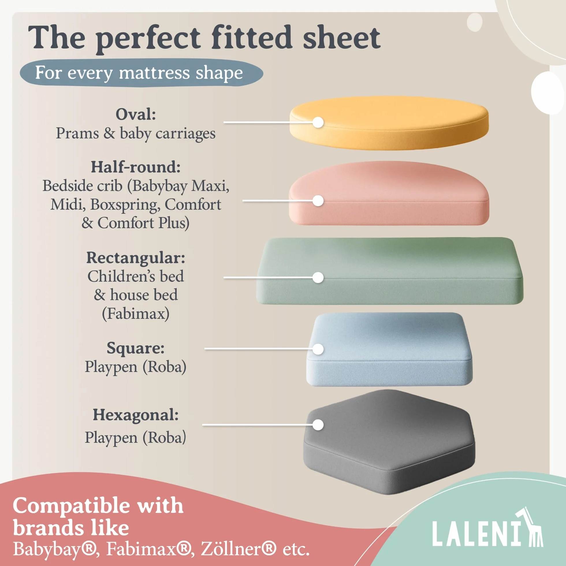Laleni Jersey Prześcieradło z gumką 70x140 cm (zestaw 2 szt.) do łóżeczka dziecięcego - Certyfikowane przez OEKO-TEX - 100% bawełny - W kolorze szarym