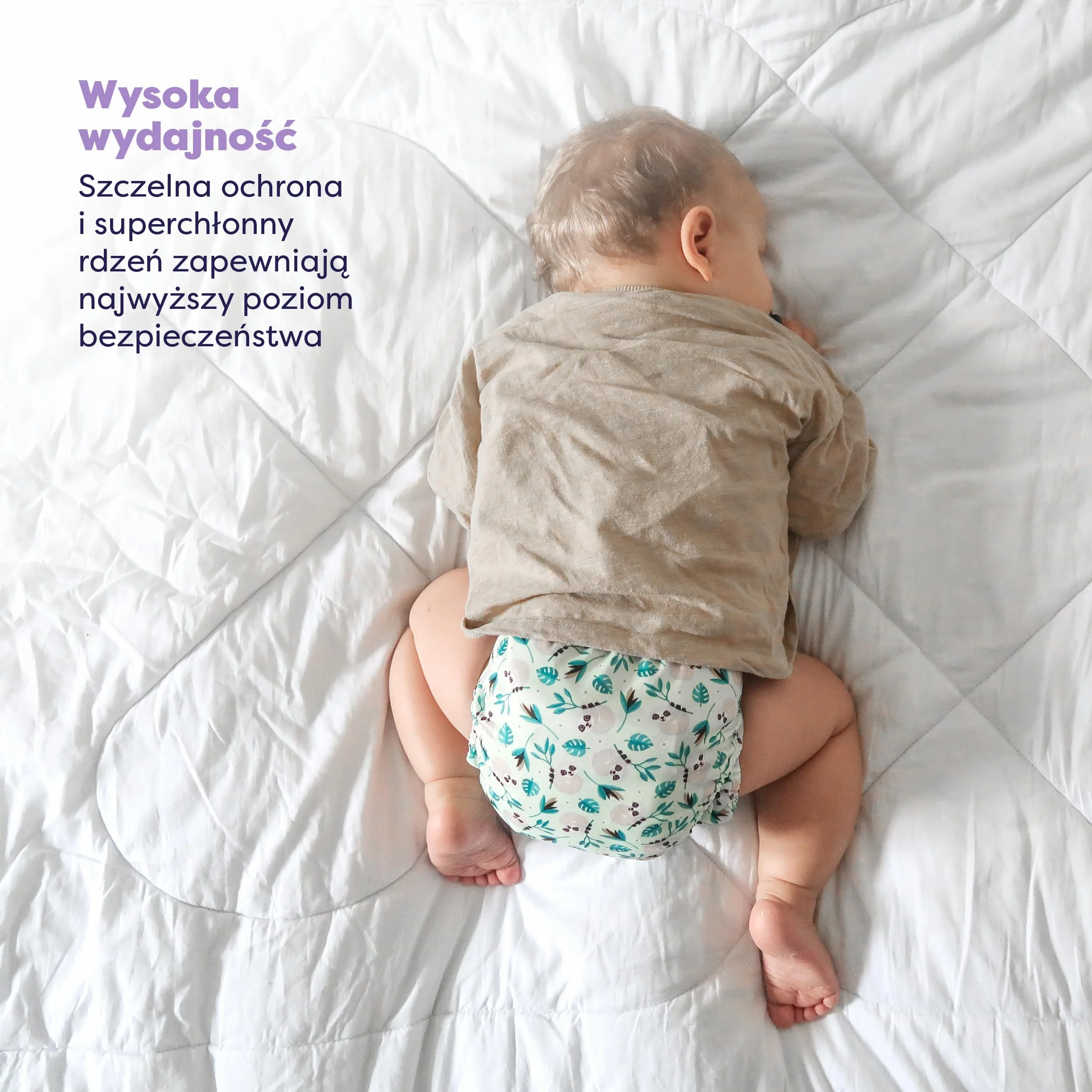 Bambino Mio, miosolo klasyczna wielorazowa pieluszka all-in-one, wesoły leniwiec