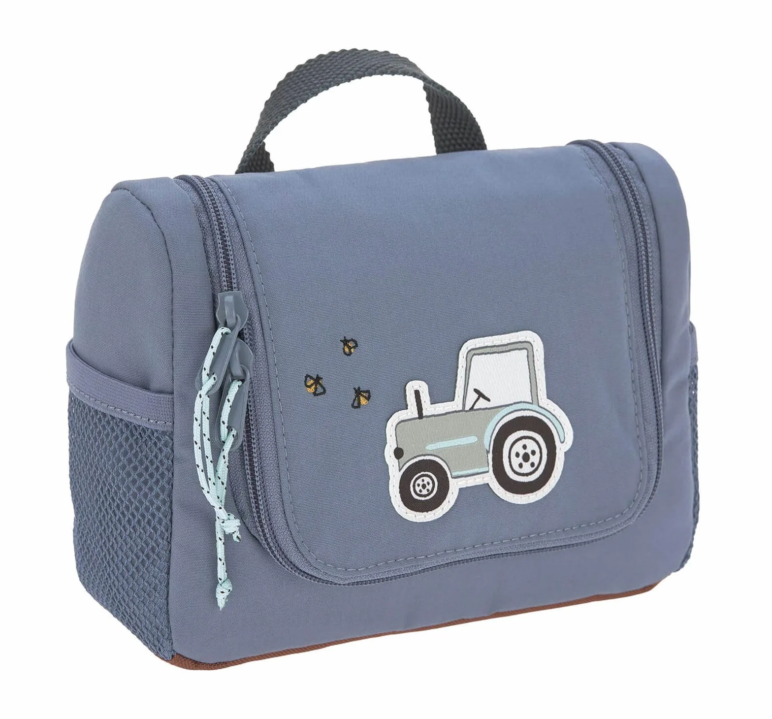 Lässig Adventure Tractor Dziecięca Torba Toaletowa, 20 cm, Niebieski