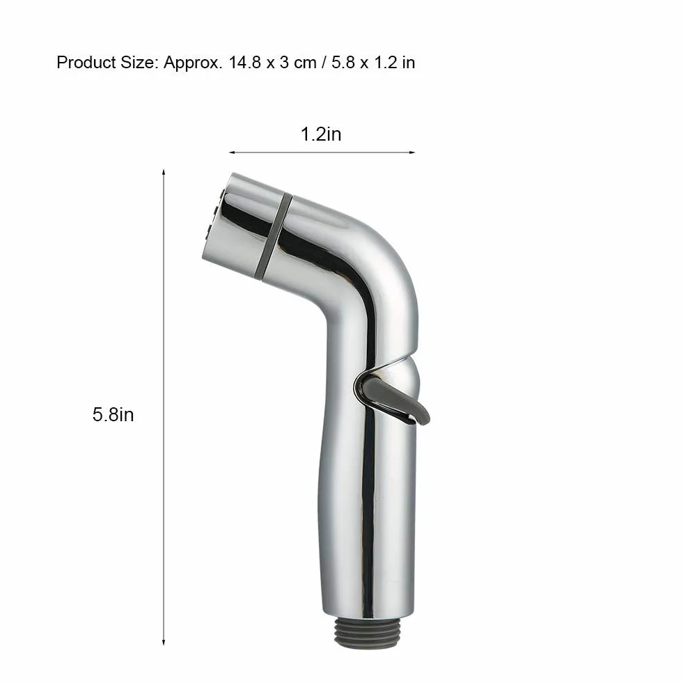 Handheld Shattaf Bidet Sprayer, Galvanik Handheld verstellbar Bidet Sprayer Toilette Bidet Spray Düse Stoffwindel Sprayer Badezimmerzubehör
