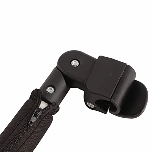 KIMISS Universal Baby Stroller Strollail Podłokietnik - Regulowany Akcesorium na Zderzak dla Babyzen Yoyo Wózki, Wygodne i Koncentrujące się na Bezpieczeństwie Projekt (BLACK)