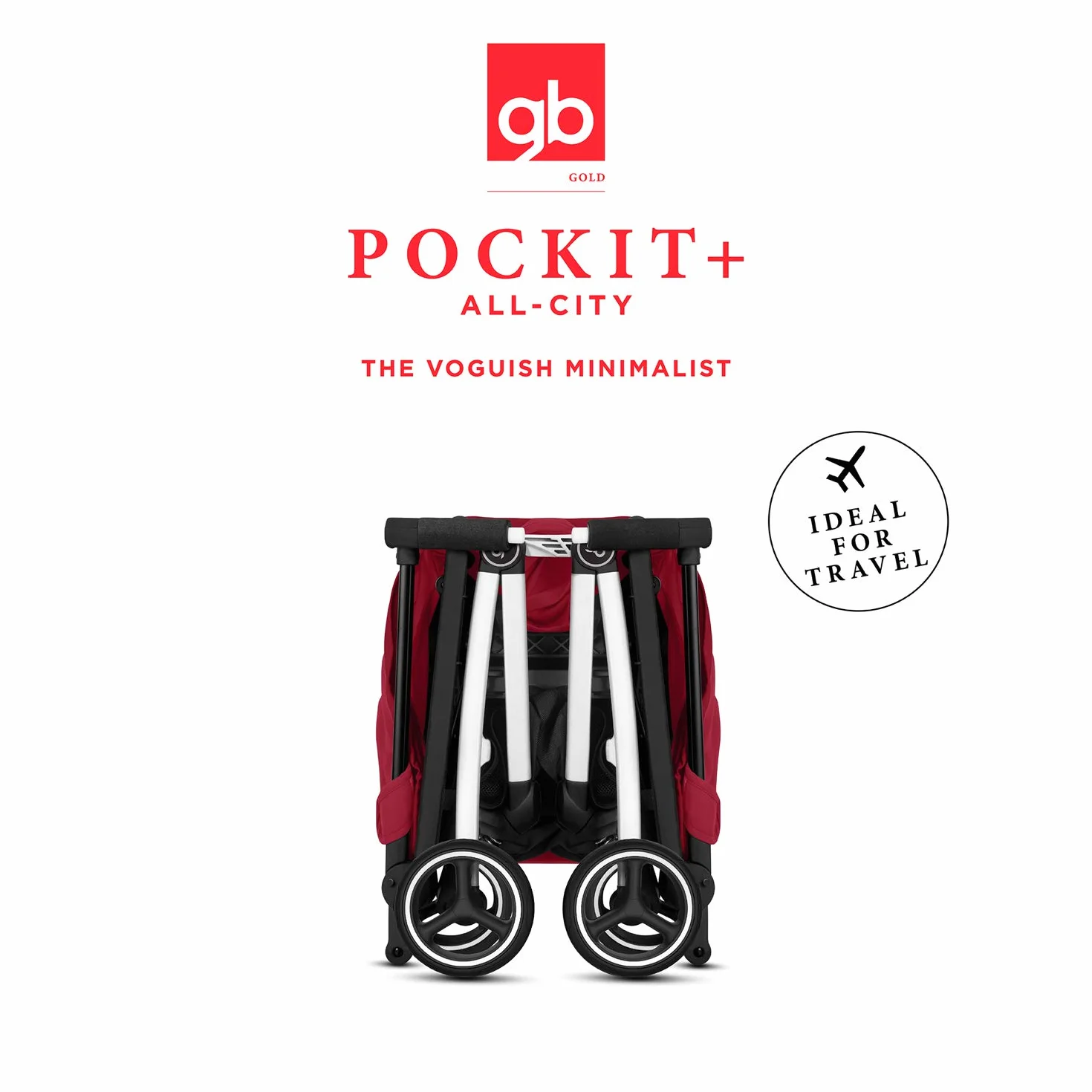 gb Cybex Brand Gold Wózek dziecięcy Pockit+ All-City, Ultra compact, Od 6 miesięcy do 22 kg(ok. 4 lata), Fashion Collection, Velvet Black