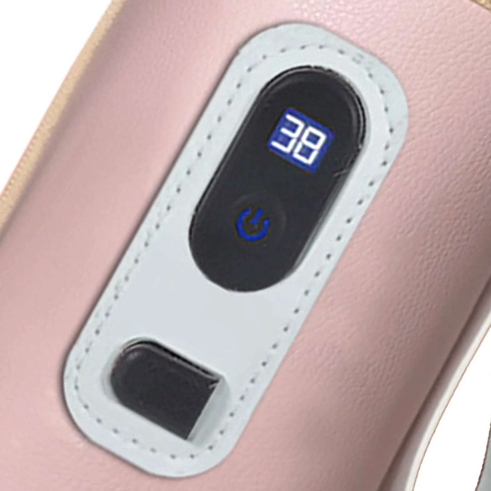 Naroote Przenośny Podgrzewacz do Butelek Regulacja Temperatury Ekranu LCD do Samochodowego Podgrzewacza Butelek Karmienia Wodoodporna Tkanina z Włókna 3,1 X 5,5 Cala (PINK)