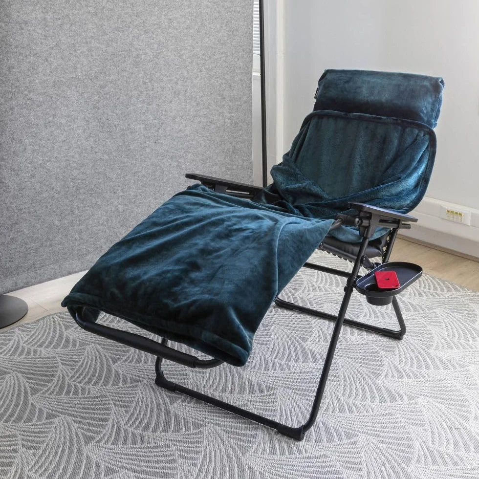 Lafuma Mobilier Fotel relaksacyjny uchwyt na kubek, czarny, Talla única