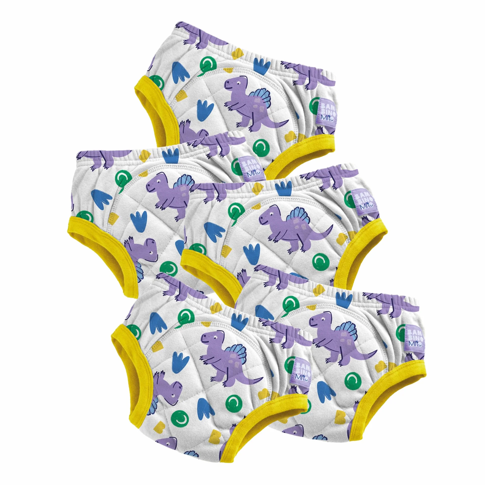 Bambino Mio Majtki do nauki korzystania z nocnika wielokrotnego użytku 5-pak, 3-4 lata - Crash, dla chłopców i dziewcząt bielizna, brytyjska marka