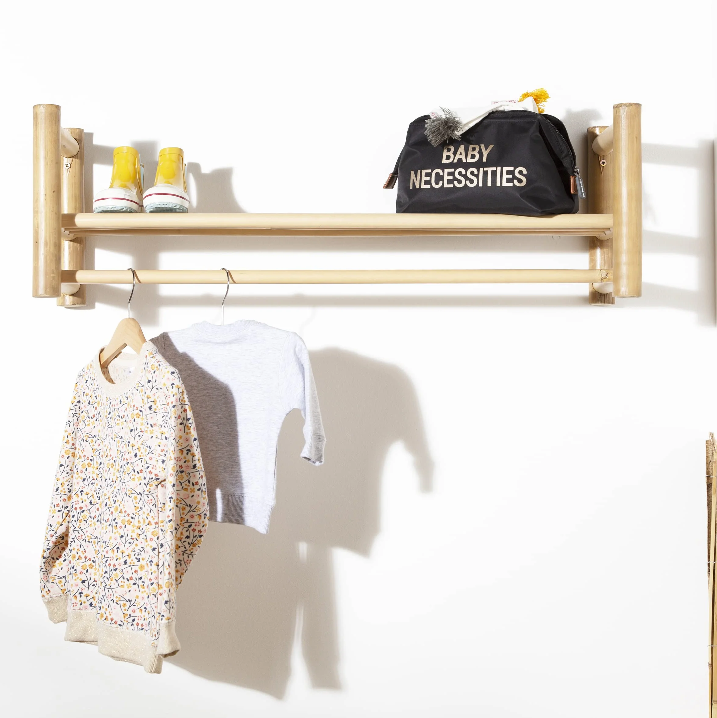 CHILDHOME, kosmetyczka dla niemowląt/dzieci, torba na toaletę, hydrofobowa, przestronna, zapinana na suwak, Baby Necessities, czarna i złota