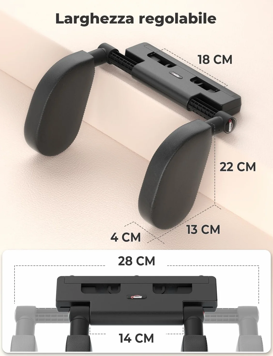 Oasser zag?¨®wek samochodowy dla dzieci, 4 cm, pianka z pami?ci? kszta?tu, obr¨®t o 360¡ã