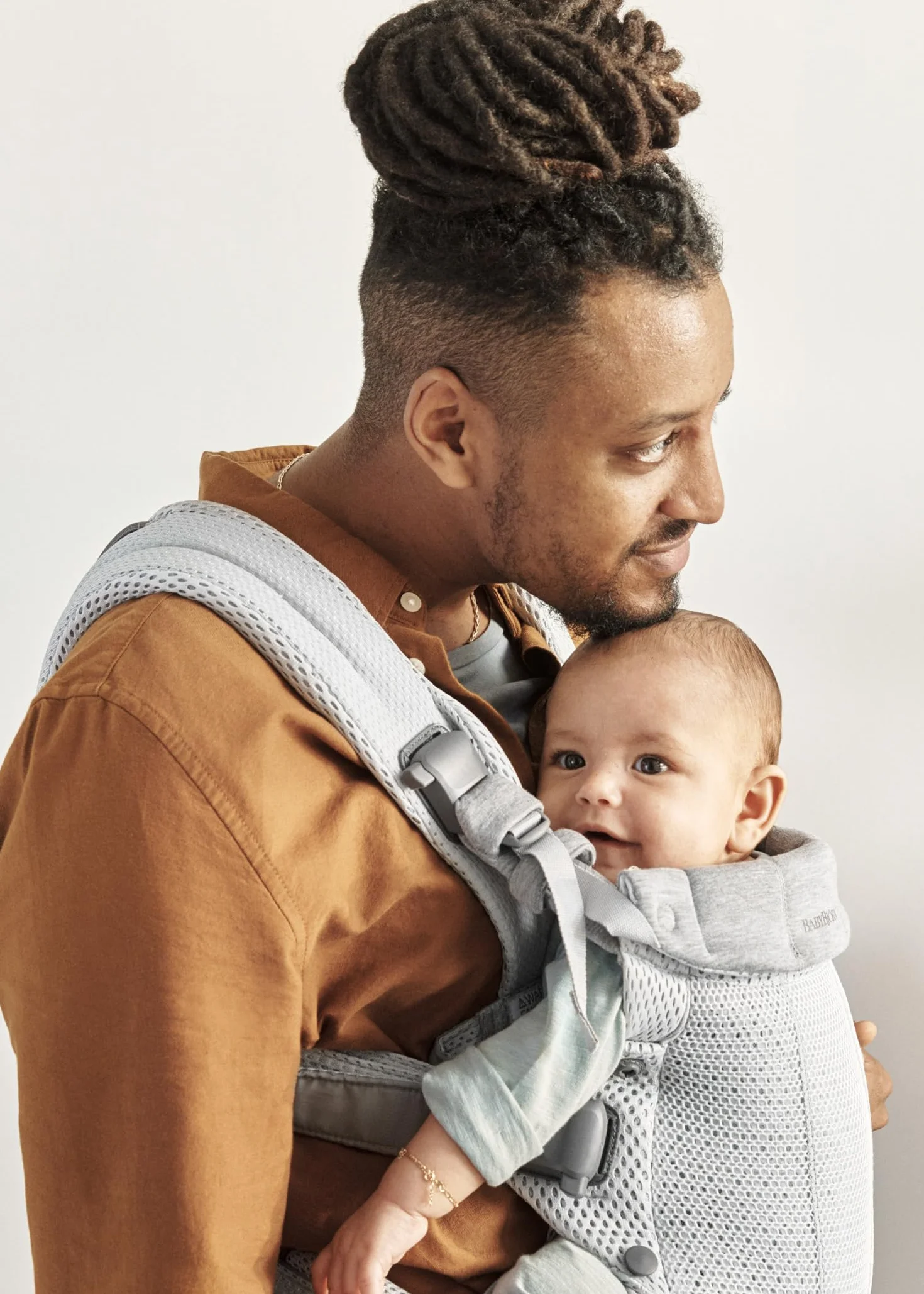 BABYBJÖRN Baby Carrier Harmony, 3D Mesh, Silver