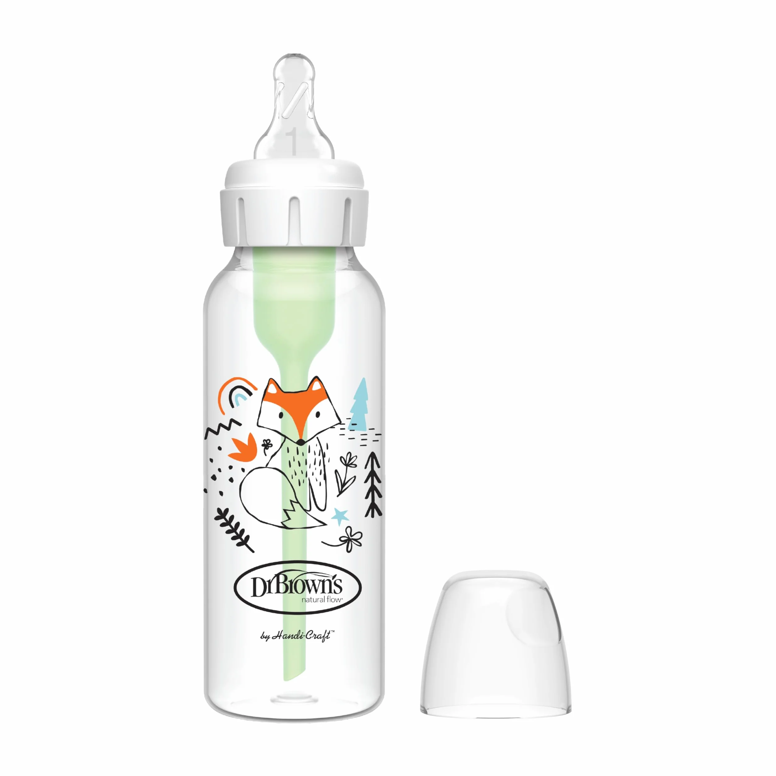 Dr. Brown 's Options – standardowa butelka do karmienia dziecka, 250 ml, niebieska